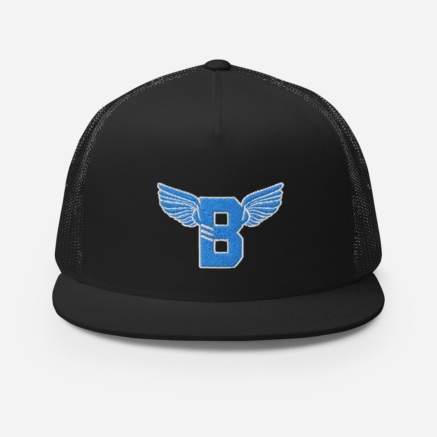 "B" IS FOR BROOKLYN - B-WING MESH SNAPBACK (VIVID BLUE STITCH)