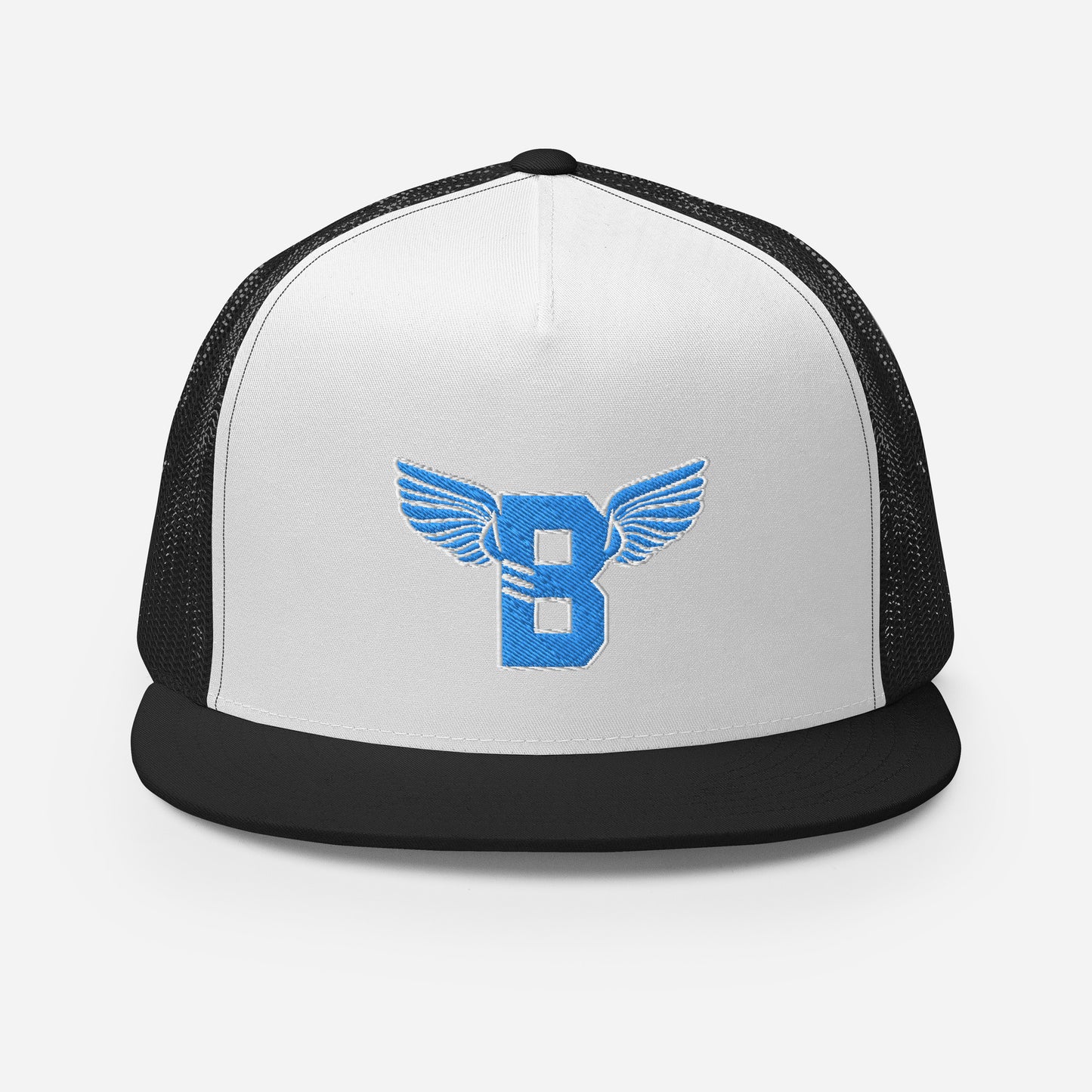 "B" IS FOR BROOKLYN - B-WING MESH SNAPBACK (VIVID BLUE STITCH)