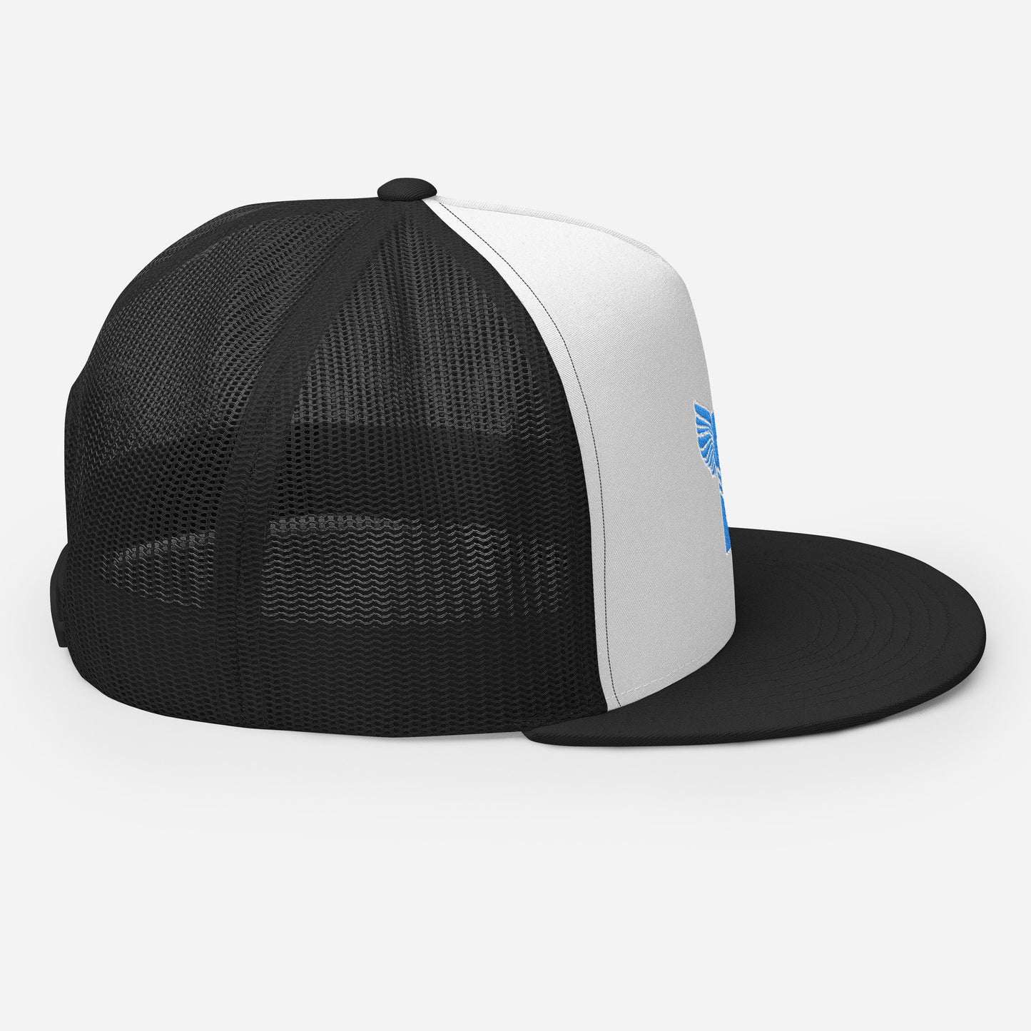 "B" IS FOR BROOKLYN - B-WING MESH SNAPBACK (VIVID BLUE STITCH)