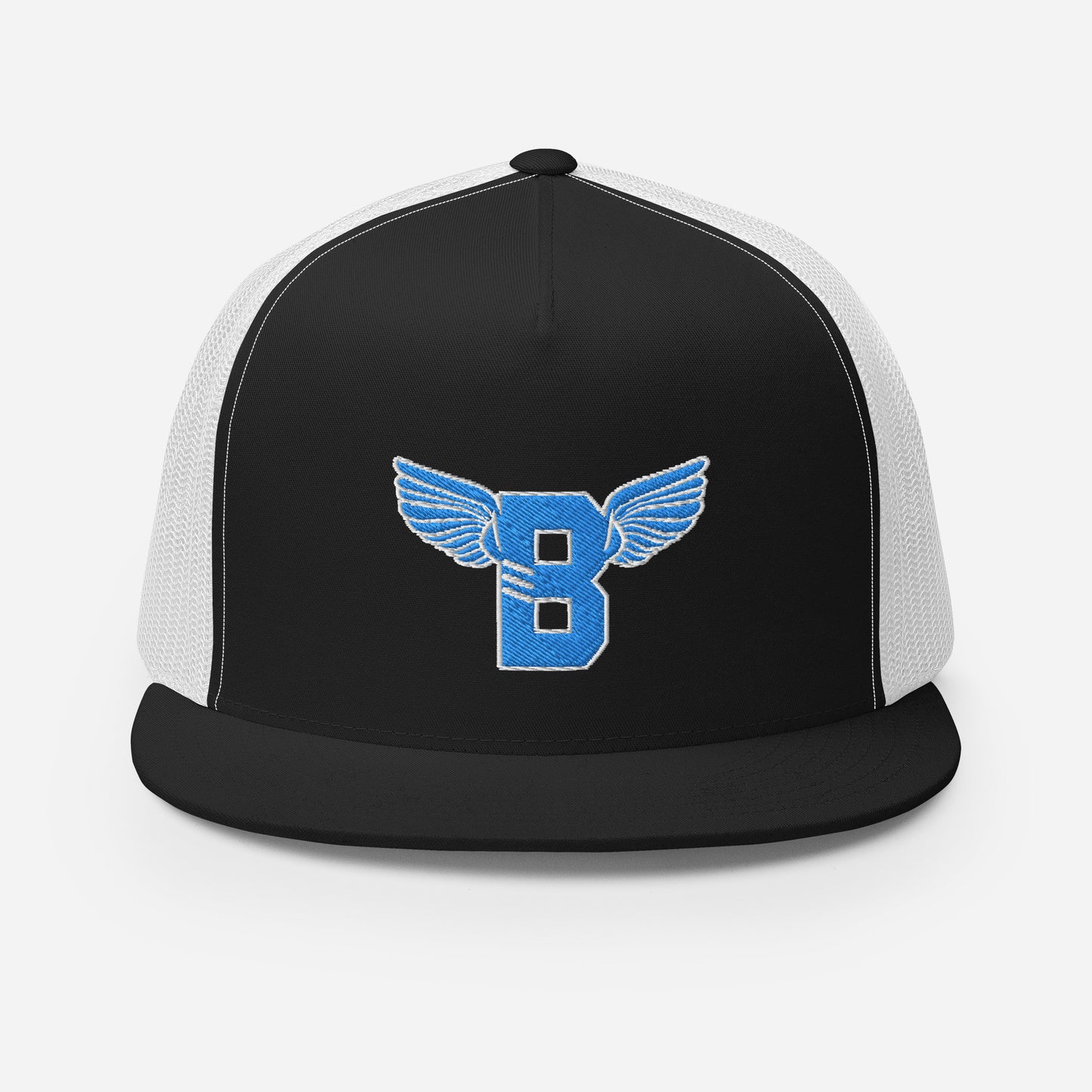 "B" IS FOR BROOKLYN - B-WING MESH SNAPBACK (VIVID BLUE STITCH)