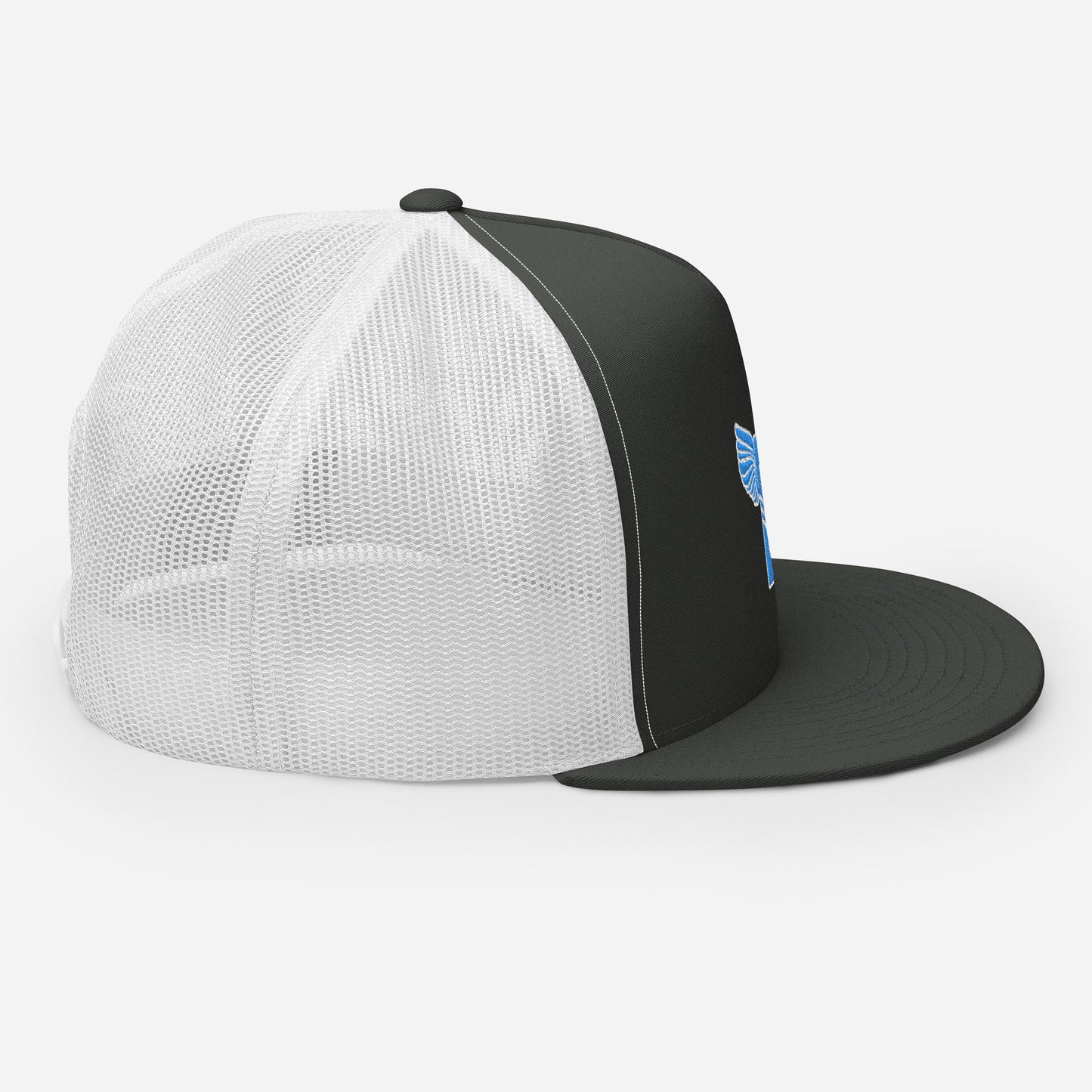 "B" IS FOR BROOKLYN - B-WING MESH SNAPBACK (VIVID BLUE STITCH)