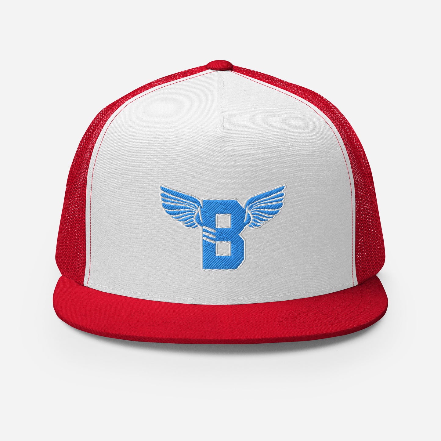 "B" IS FOR BROOKLYN - B-WING MESH SNAPBACK (VIVID BLUE STITCH)