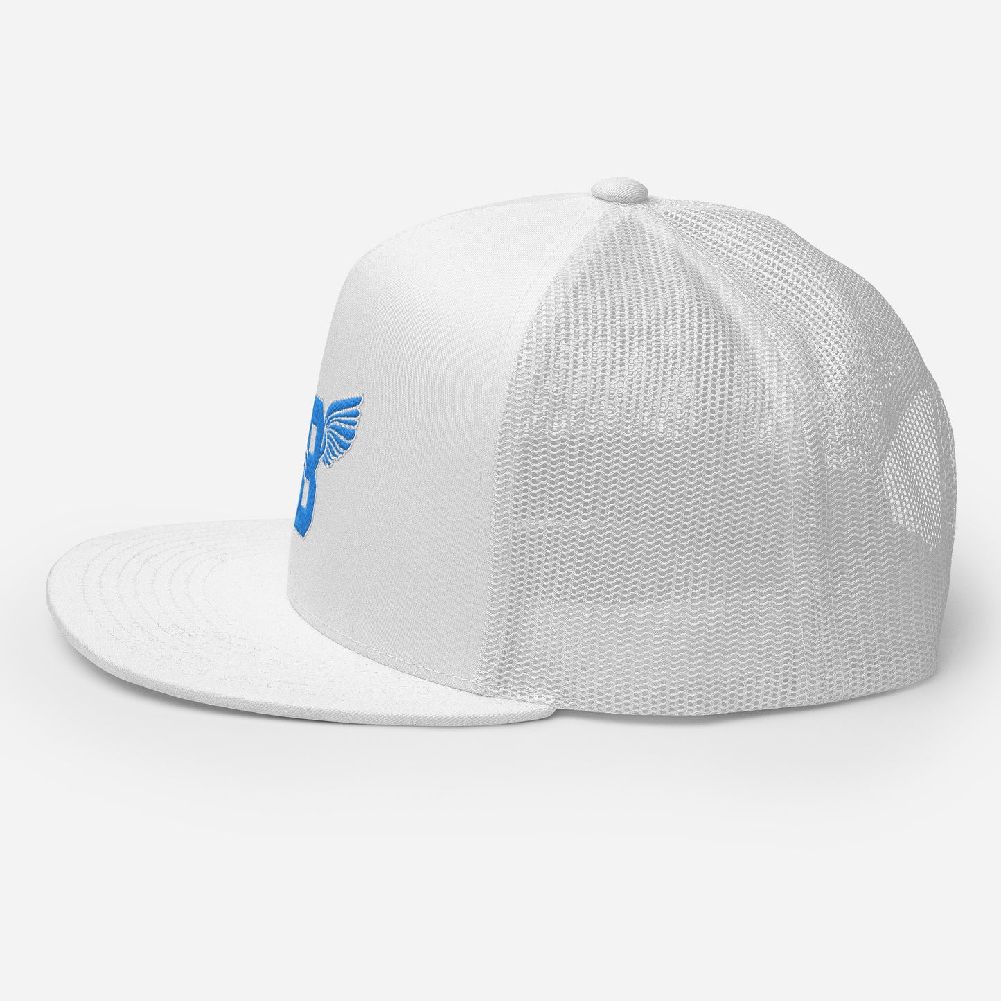 "B" IS FOR BROOKLYN - B-WING MESH SNAPBACK (VIVID BLUE STITCH)