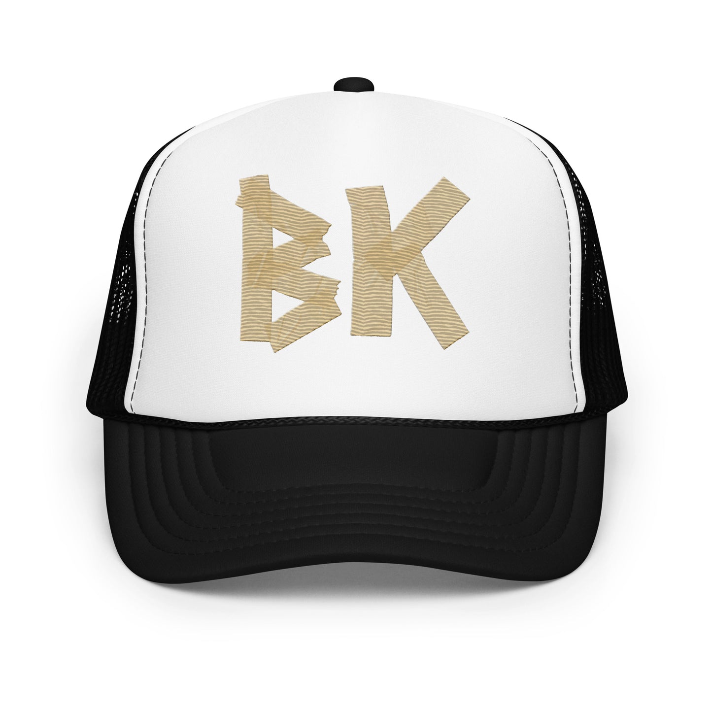 MASK & TAPE "BK" FOAM TRUCKER HAT