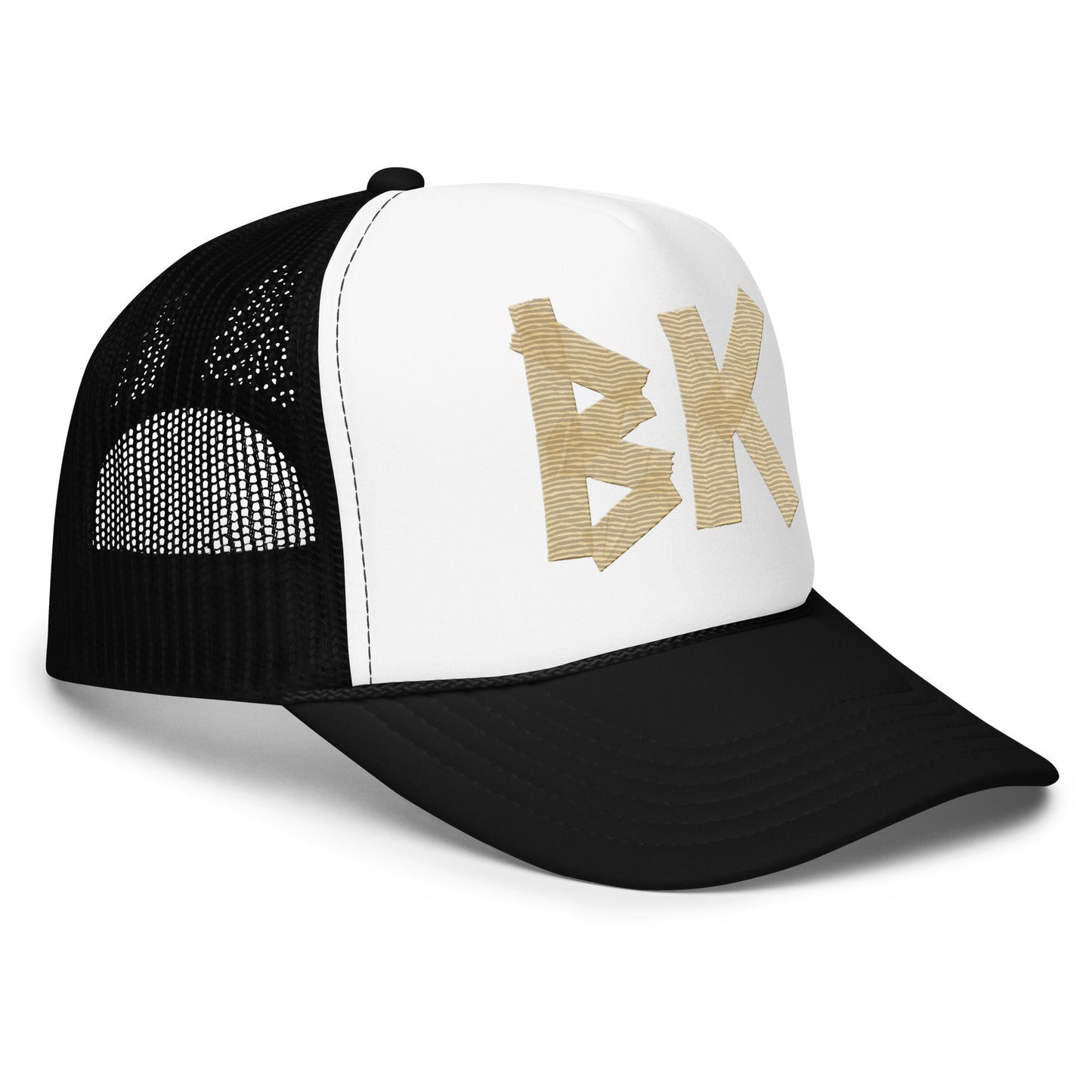 MASK & TAPE "BK" FOAM TRUCKER HAT