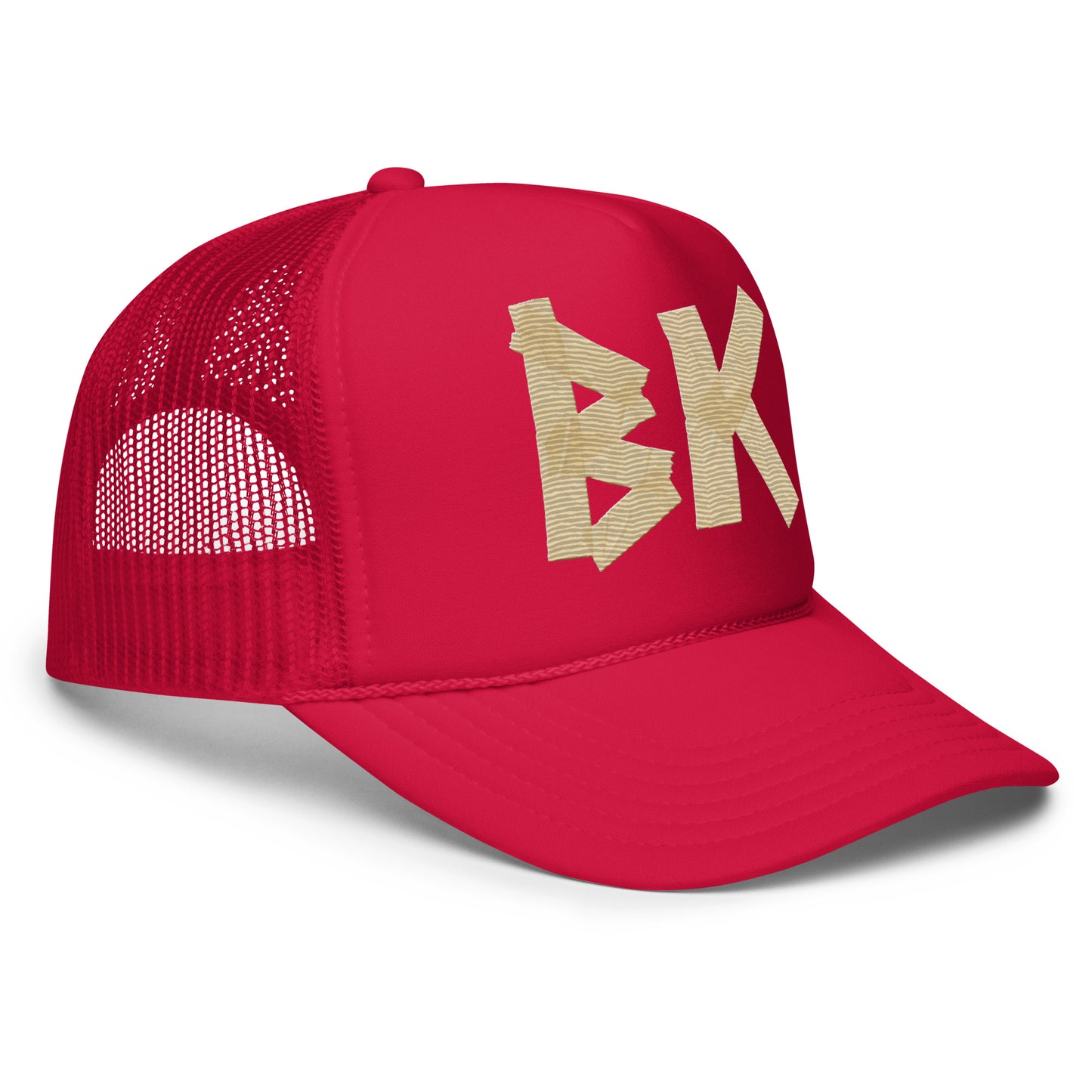 MASK & TAPE "BK" FOAM TRUCKER HAT