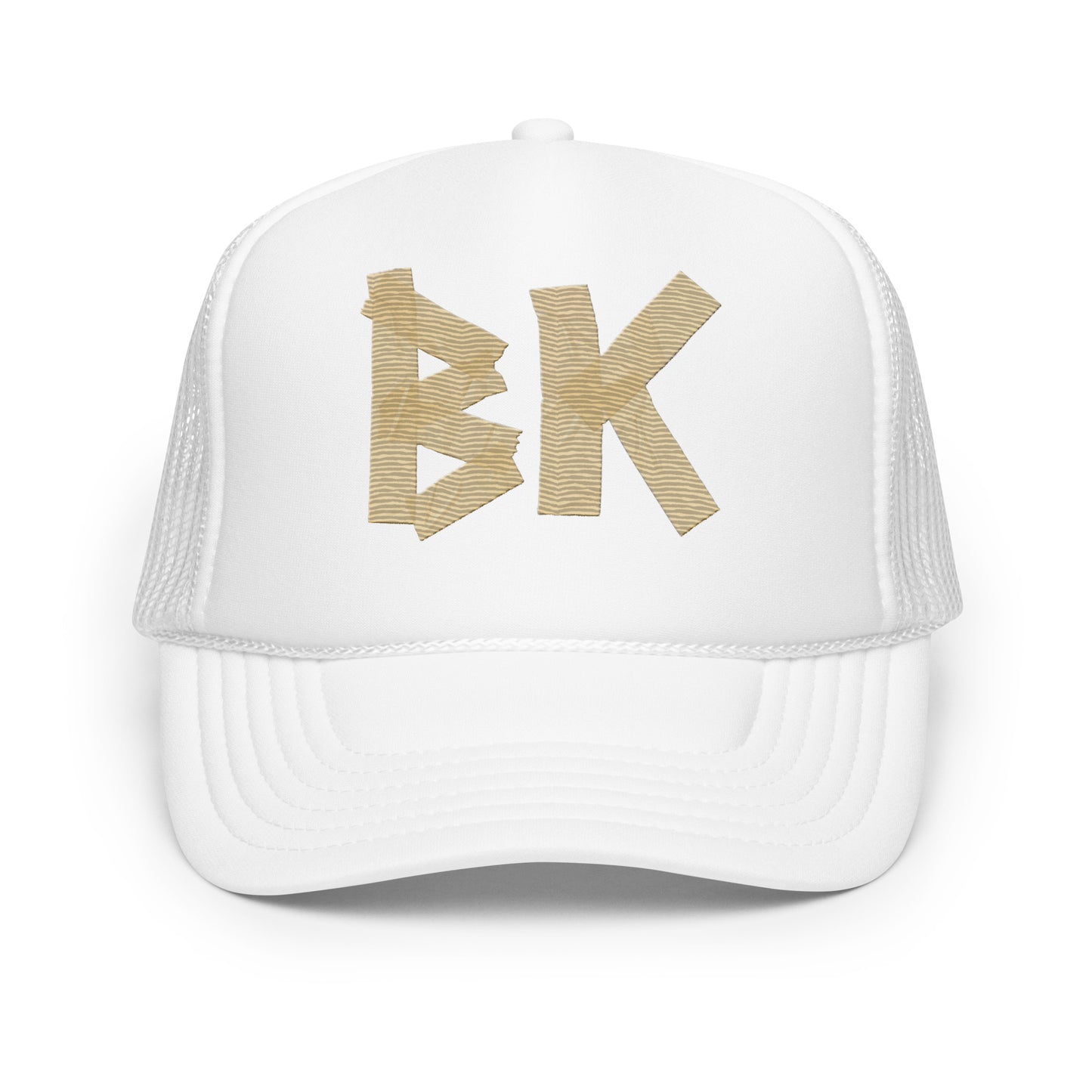 MASK & TAPE "BK" FOAM TRUCKER HAT