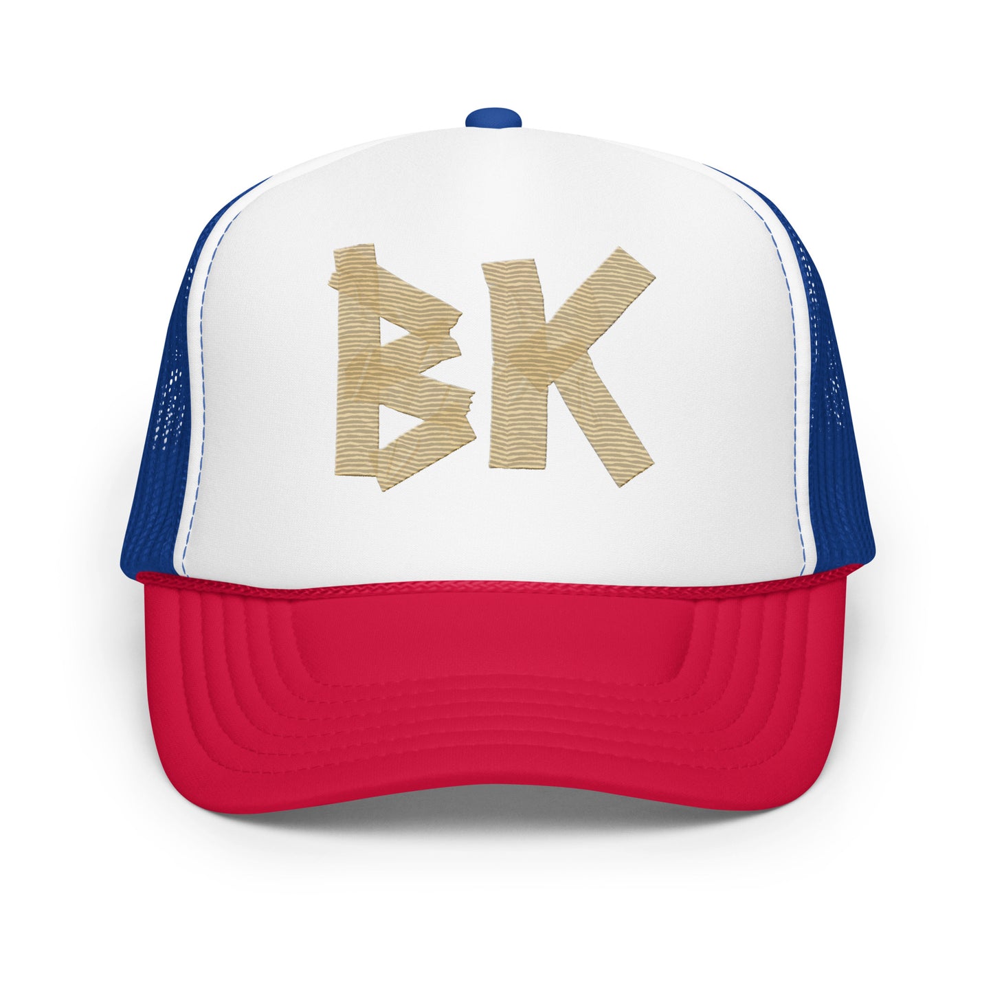 MASK & TAPE "BK" FOAM TRUCKER HAT