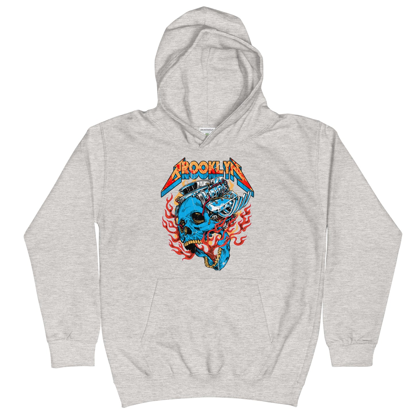 BABY BKRX - BROOKLYN MOTOR SKULL KIDS HOODIE