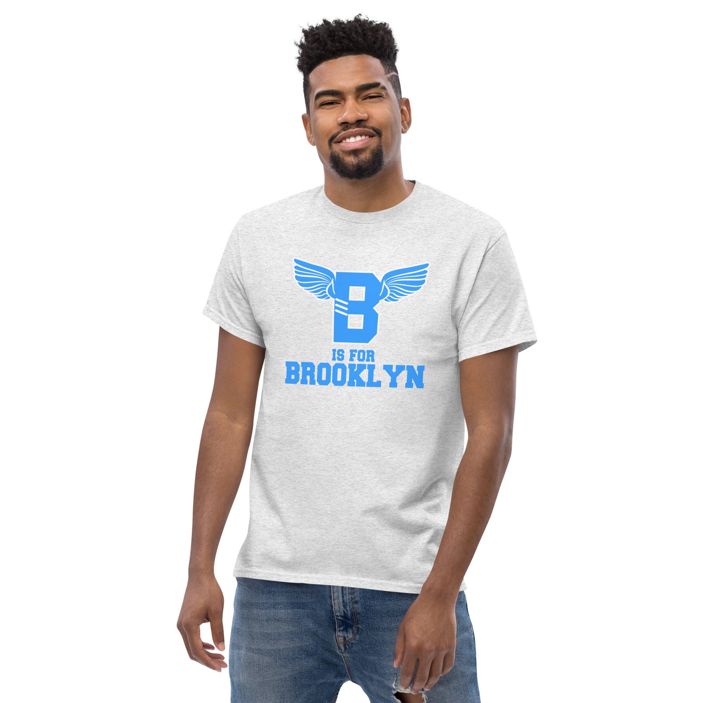 "B" IS FOR BROOKLYN - B-WING CLASSIC TEE (VIVID BLUE)