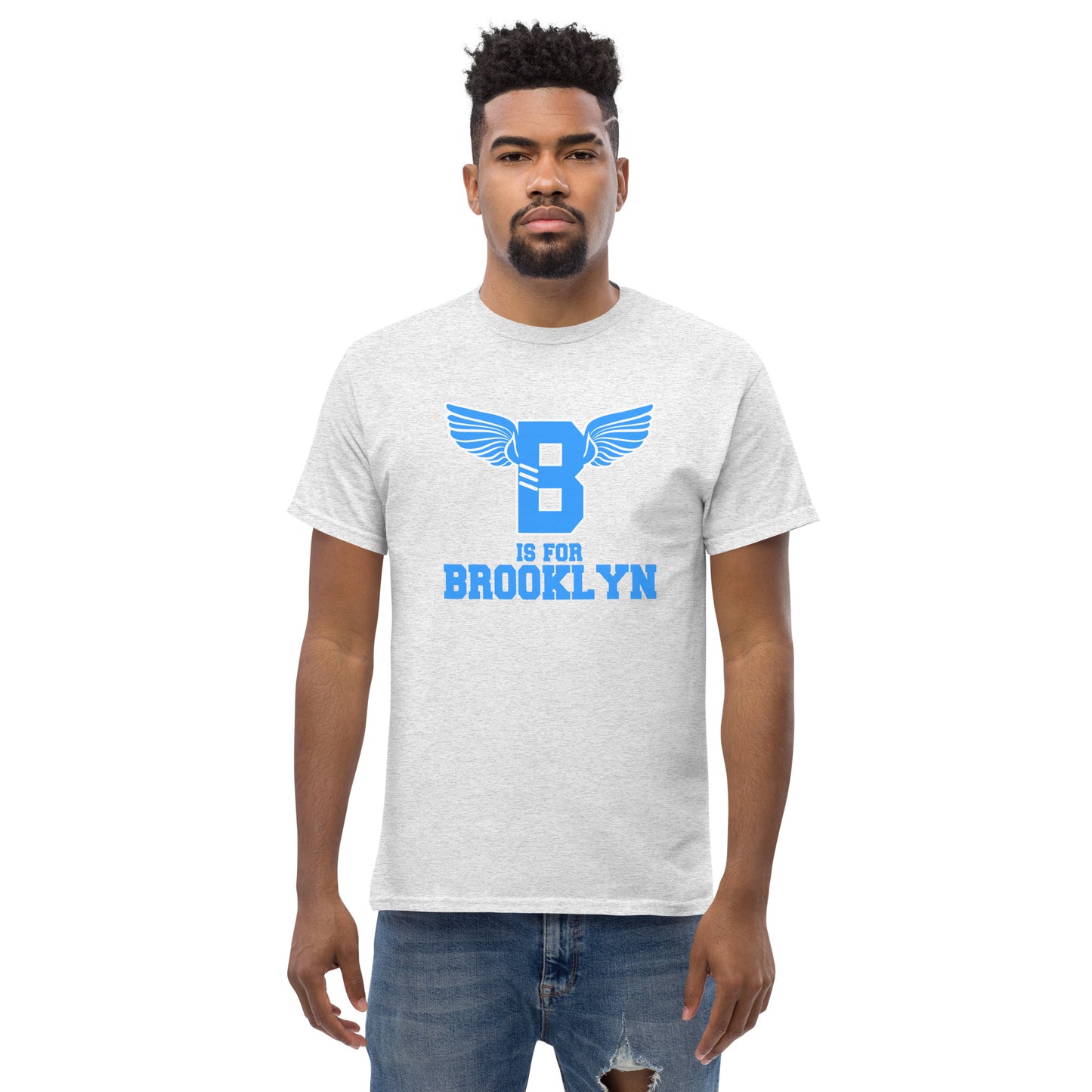 "B" IS FOR BROOKLYN - B-WING CLASSIC TEE (VIVID BLUE)