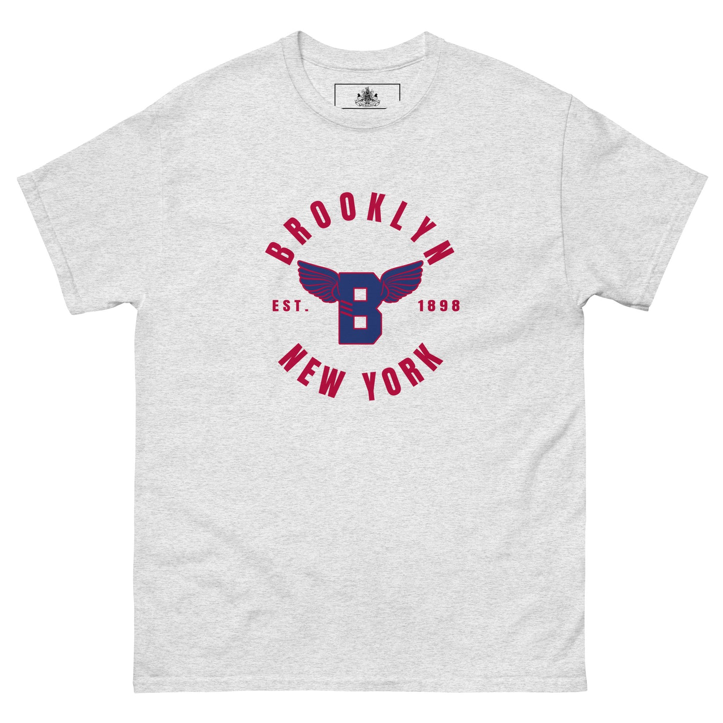 B-WING - BKNY EST. 1898 MENS CLASSIC TEE (RED & BLUE)