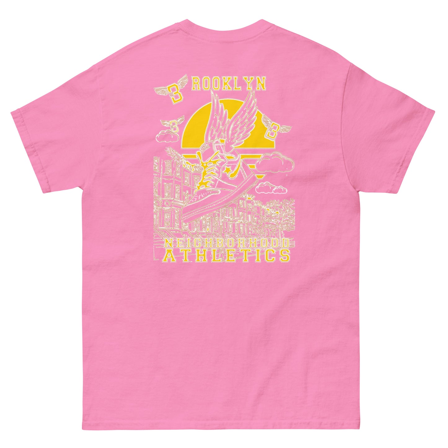 B-WING - NEIGHBORHOOD ATHLETICS CLASSIC TEE (GOLD/WHITE)