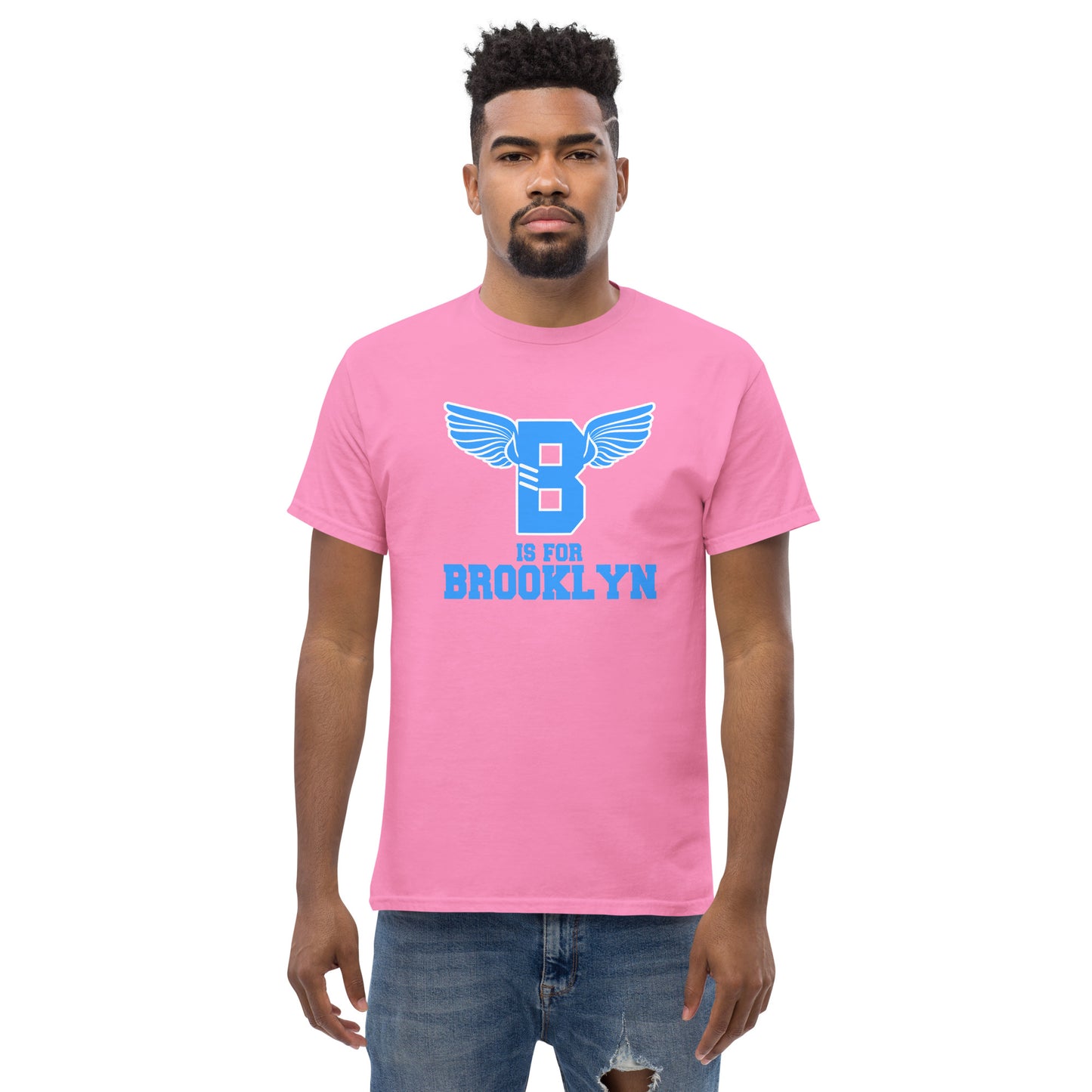 "B" IS FOR BROOKLYN - B-WING CLASSIC TEE (VIVID BLUE)