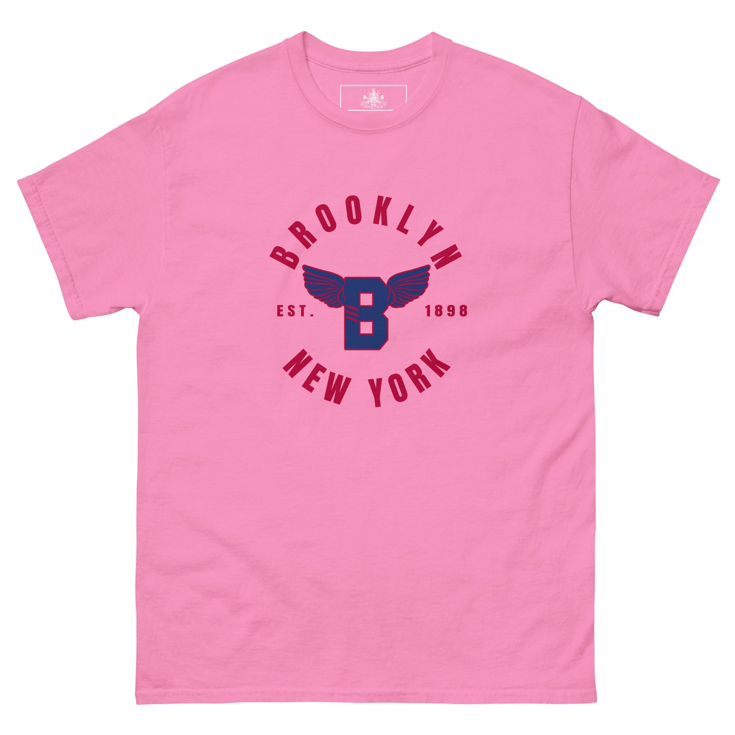 B-WING - BKNY EST. 1898 MENS CLASSIC TEE (RED & BLUE)