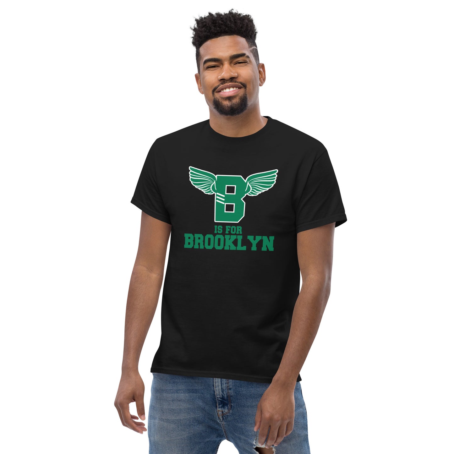 "B" IS FOR BROOKLYN - B-WING CLASSIC TEE (KELLY GREEN)