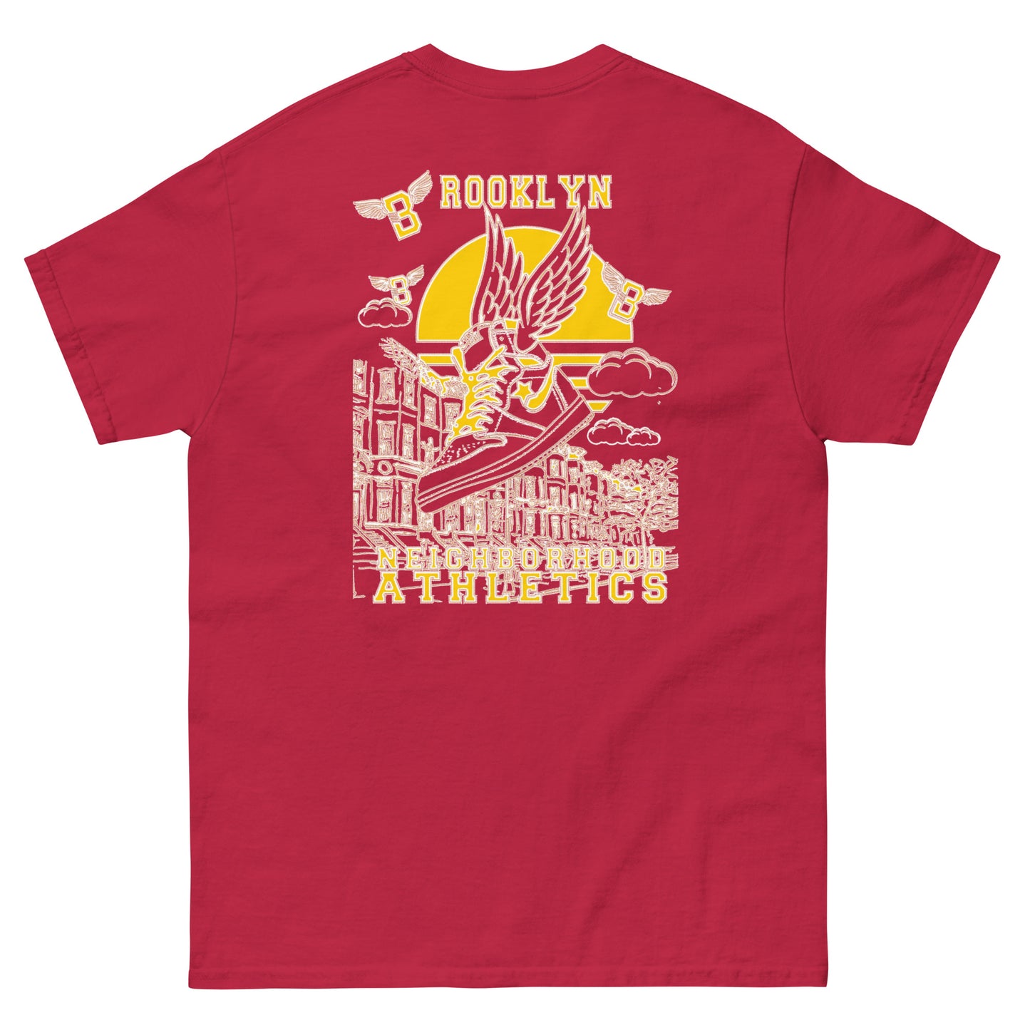 B-WING - NEIGHBORHOOD ATHLETICS CLASSIC TEE (GOLD/WHITE)
