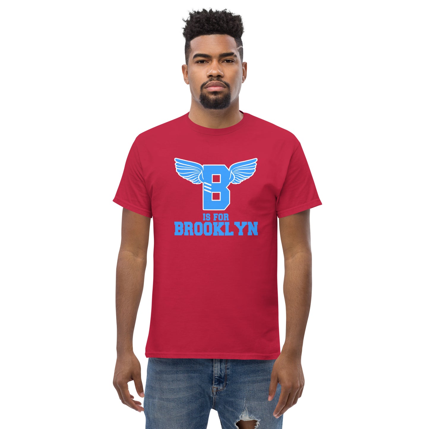 "B" IS FOR BROOKLYN - B-WING CLASSIC TEE (VIVID BLUE)