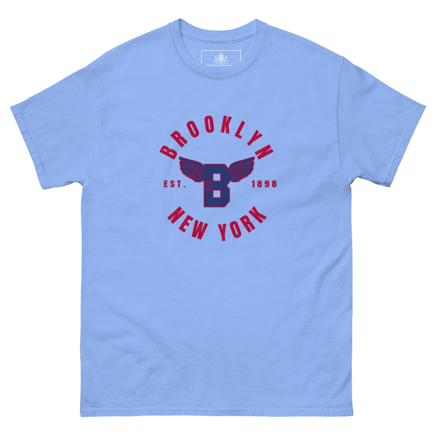 B-WING - BKNY EST. 1898 MENS CLASSIC TEE (RED & BLUE)