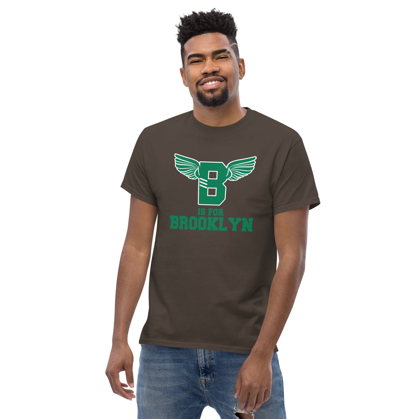 "B" IS FOR BROOKLYN - B-WING CLASSIC TEE (KELLY GREEN)