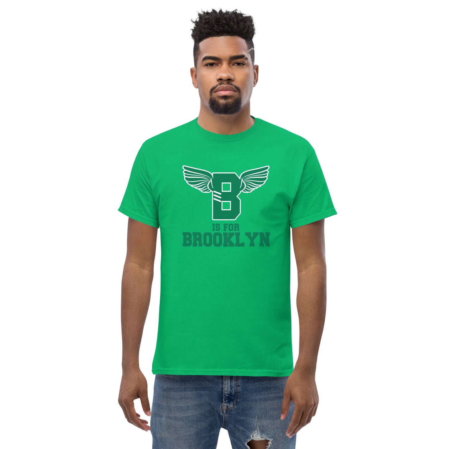 "B" IS FOR BROOKLYN - B-WING CLASSIC TEE (KELLY GREEN)