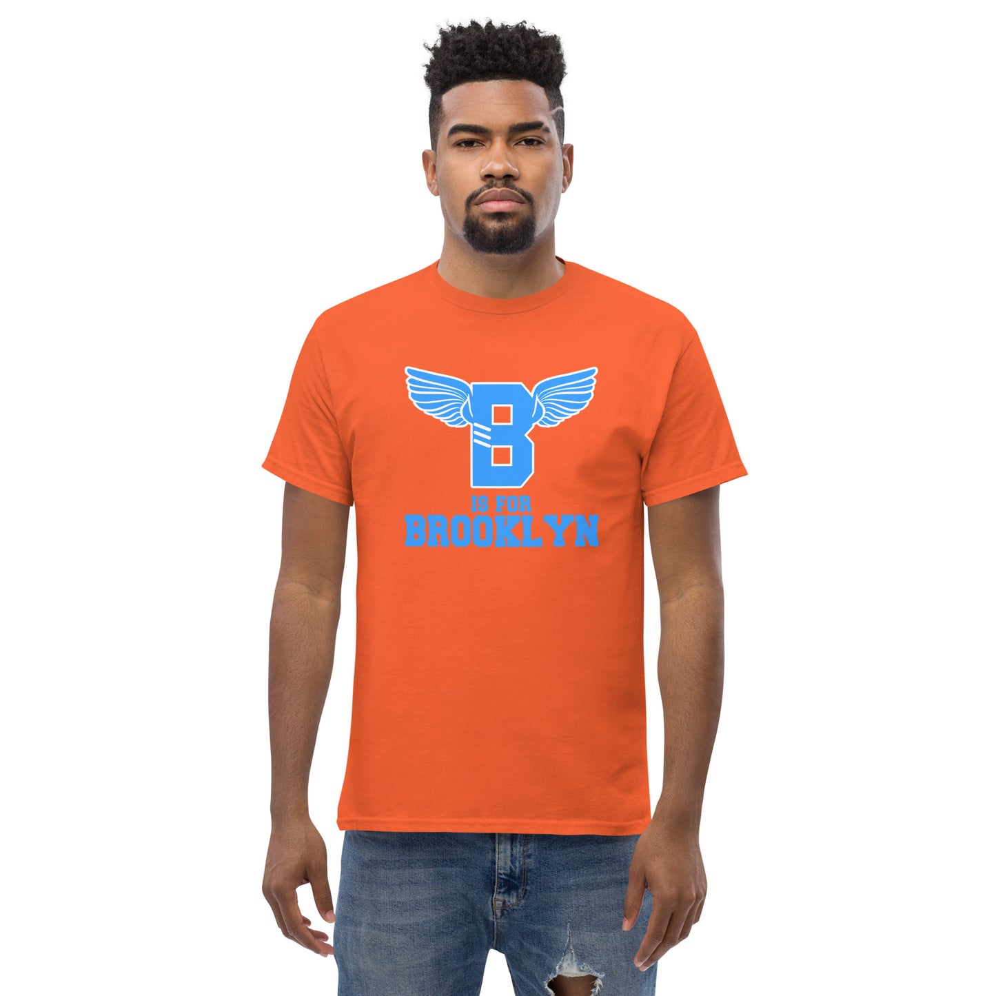 "B" IS FOR BROOKLYN - B-WING CLASSIC TEE (VIVID BLUE)