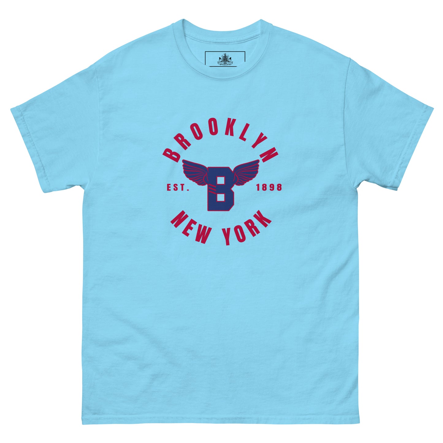 B-WING - BKNY EST. 1898 MENS CLASSIC TEE (RED & BLUE)