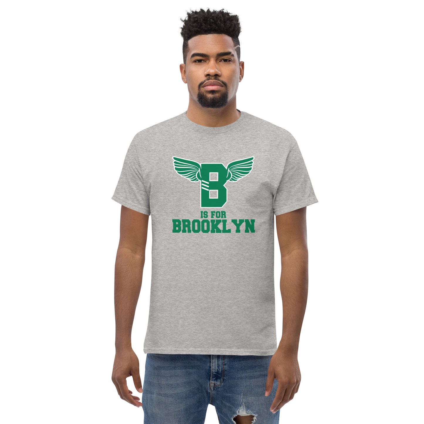 "B" IS FOR BROOKLYN - B-WING CLASSIC TEE (KELLY GREEN)