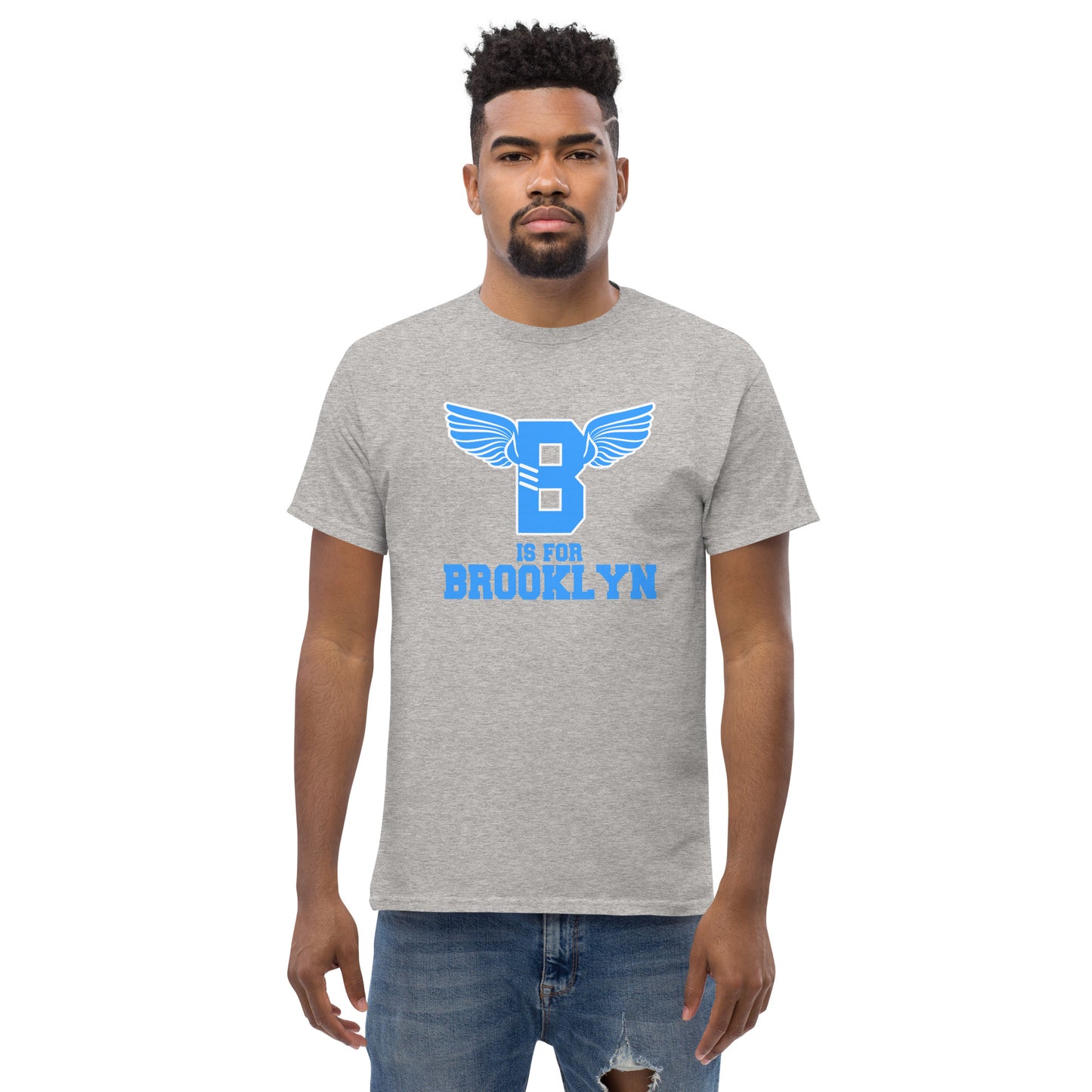 "B" IS FOR BROOKLYN - B-WING CLASSIC TEE (VIVID BLUE)