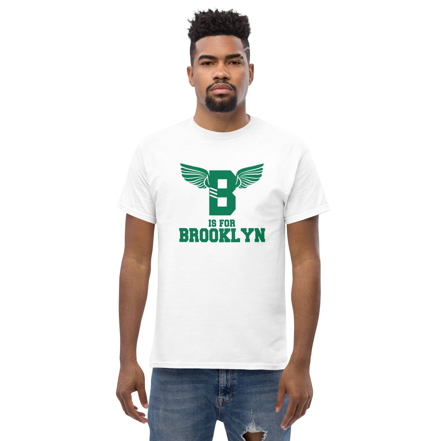 "B" IS FOR BROOKLYN - B-WING CLASSIC TEE (KELLY GREEN)