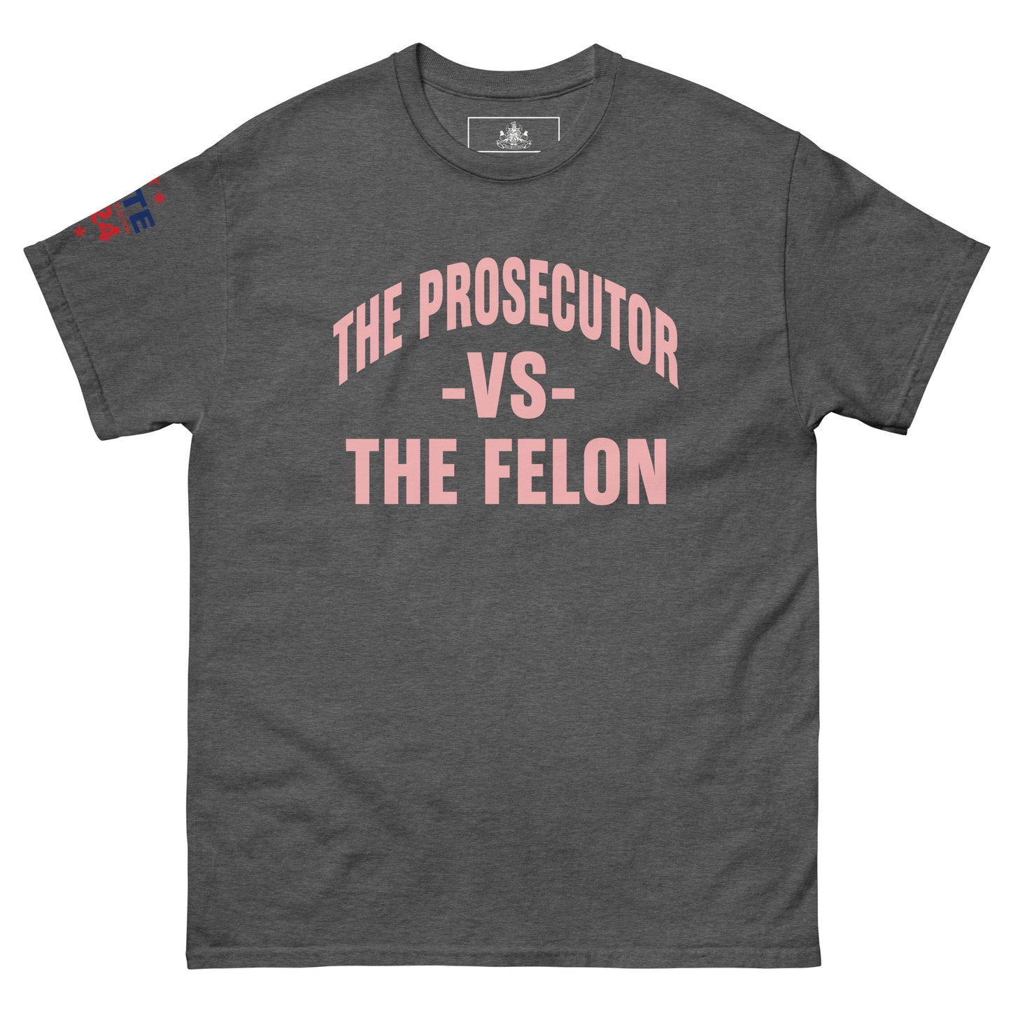 MALA: THE PROSECUTOR VS THE FELON UNISEX TEE (PINK)