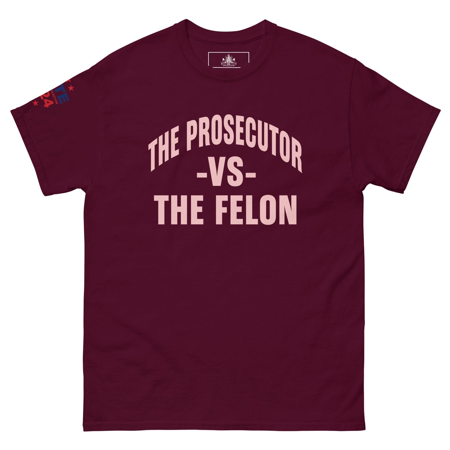 MALA: THE PROSECUTOR VS THE FELON UNISEX TEE (PINK)