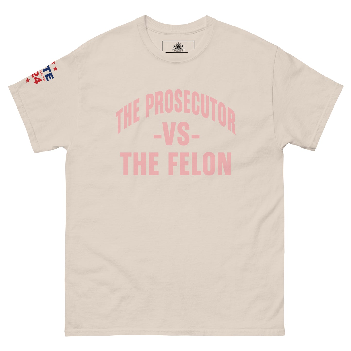 MALA: THE PROSECUTOR VS THE FELON UNISEX TEE (PINK)