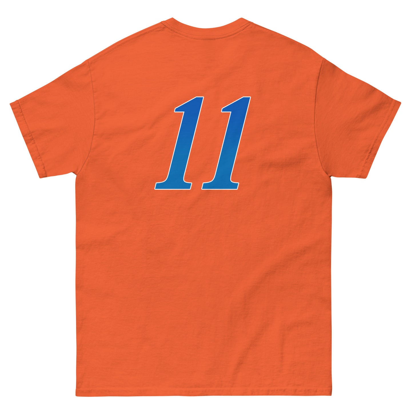 THE CAPTA11N UNISEX TEE (WHITE/BLUE)