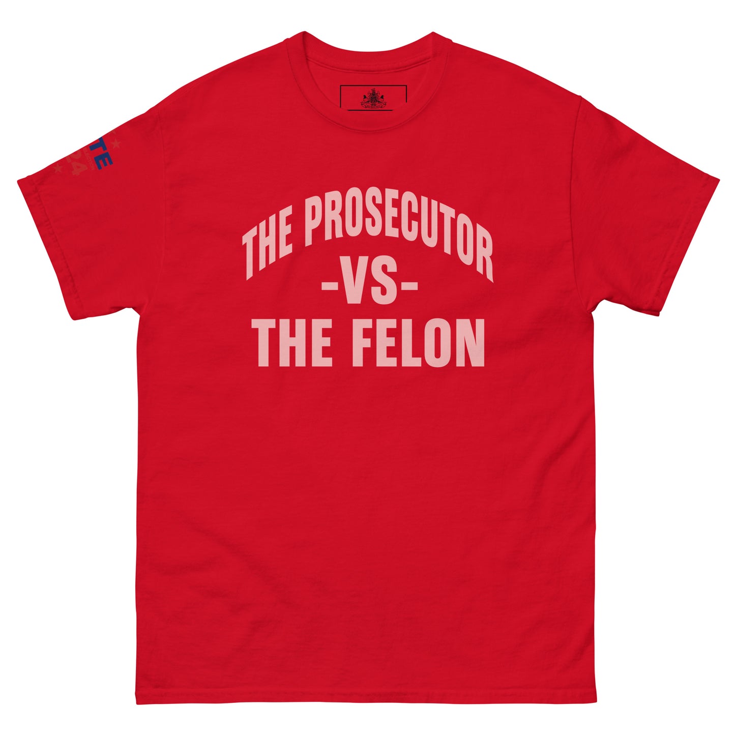 MALA: THE PROSECUTOR VS THE FELON UNISEX TEE (PINK)