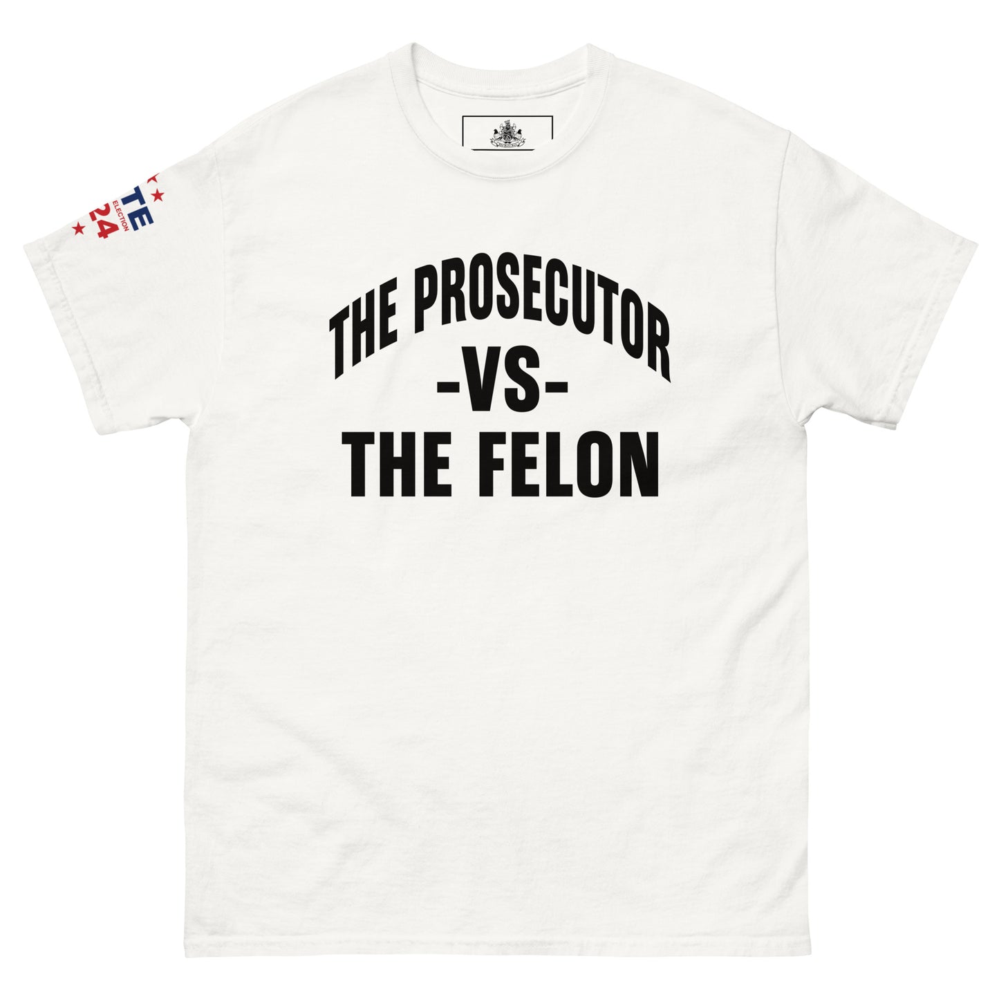 MALA: THE PROSECUTOR VS THE FELON UNISEX TEE (BLACK)