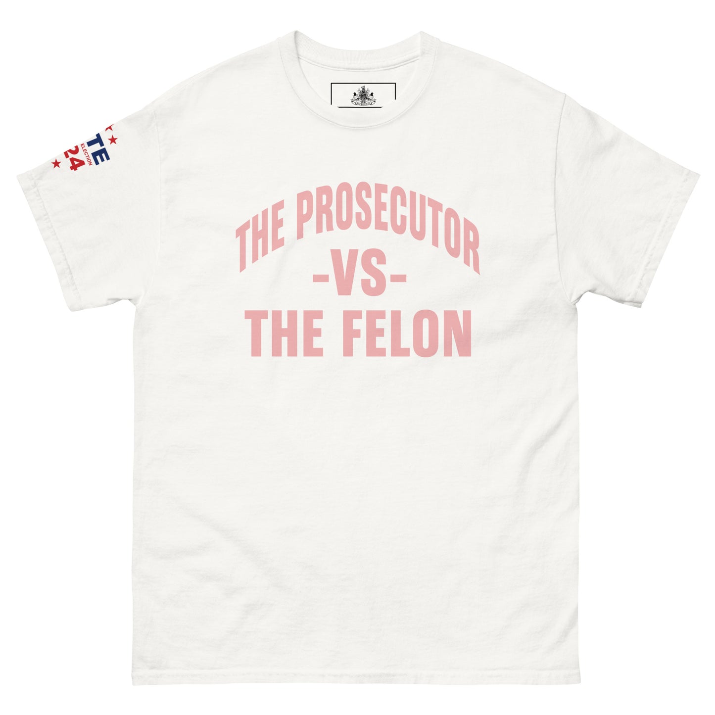 MALA: THE PROSECUTOR VS THE FELON UNISEX TEE (PINK)