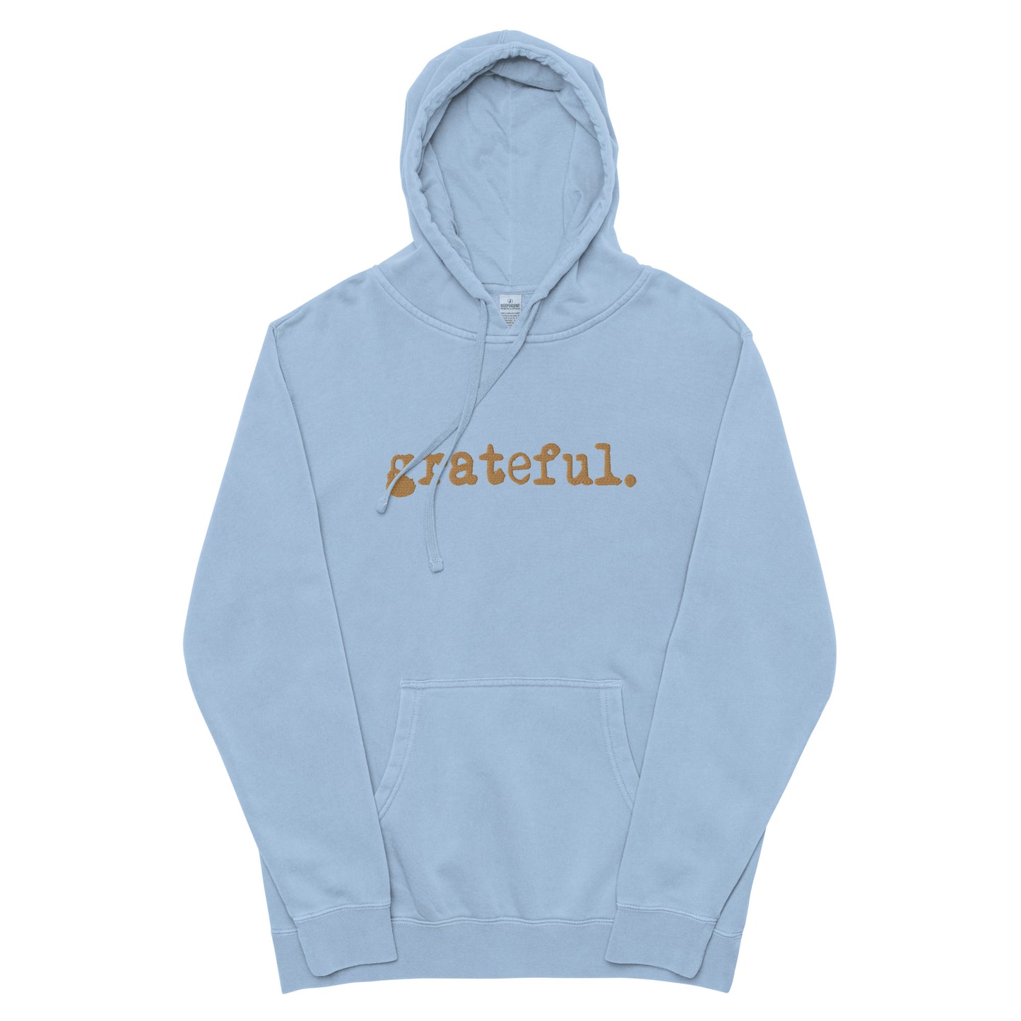 GRATEFUL UNISEX PIGMENT DYED HOODIE