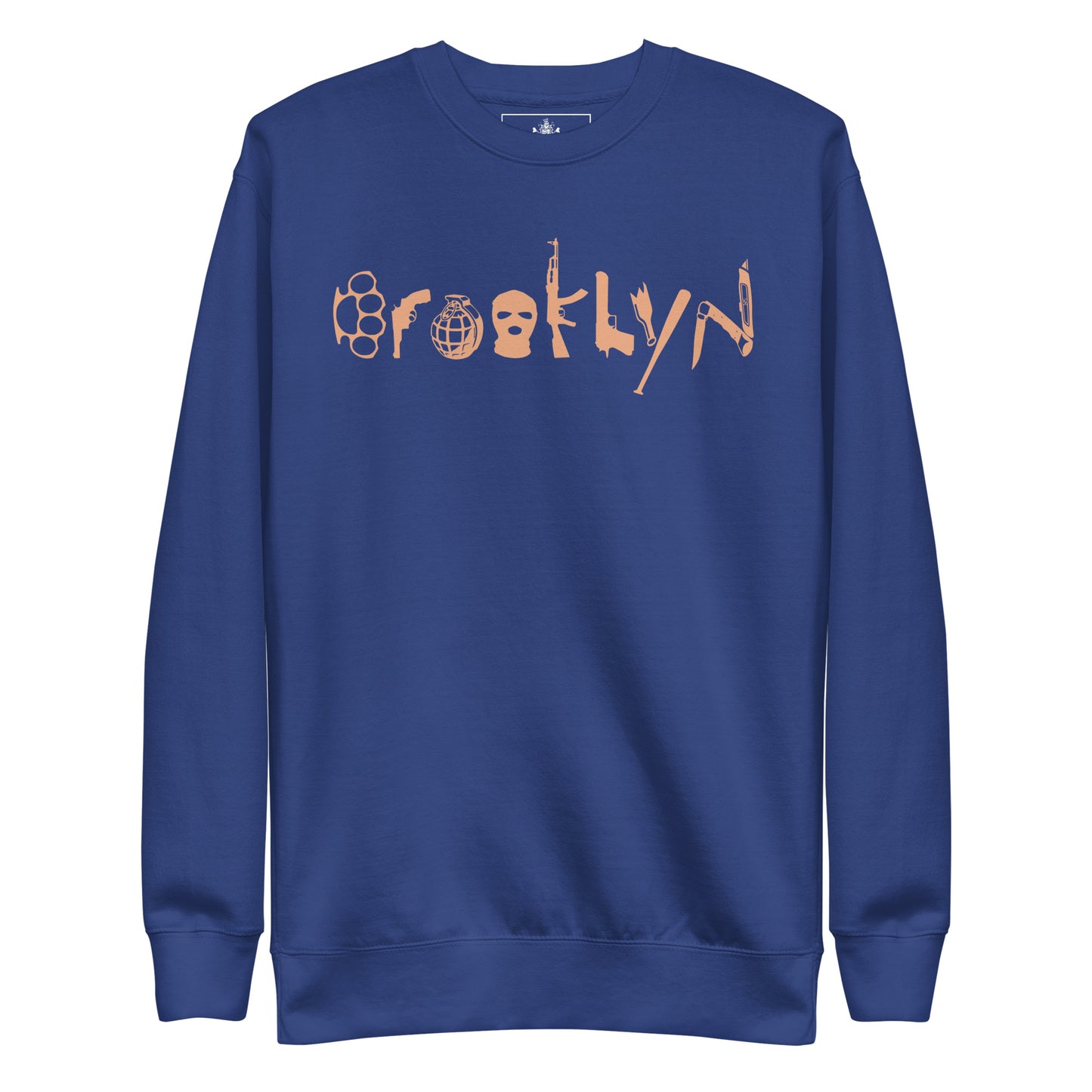 BROOKLYN ANARCHY UNISEX SWEATSHIRT (APRICOT CRUSH)