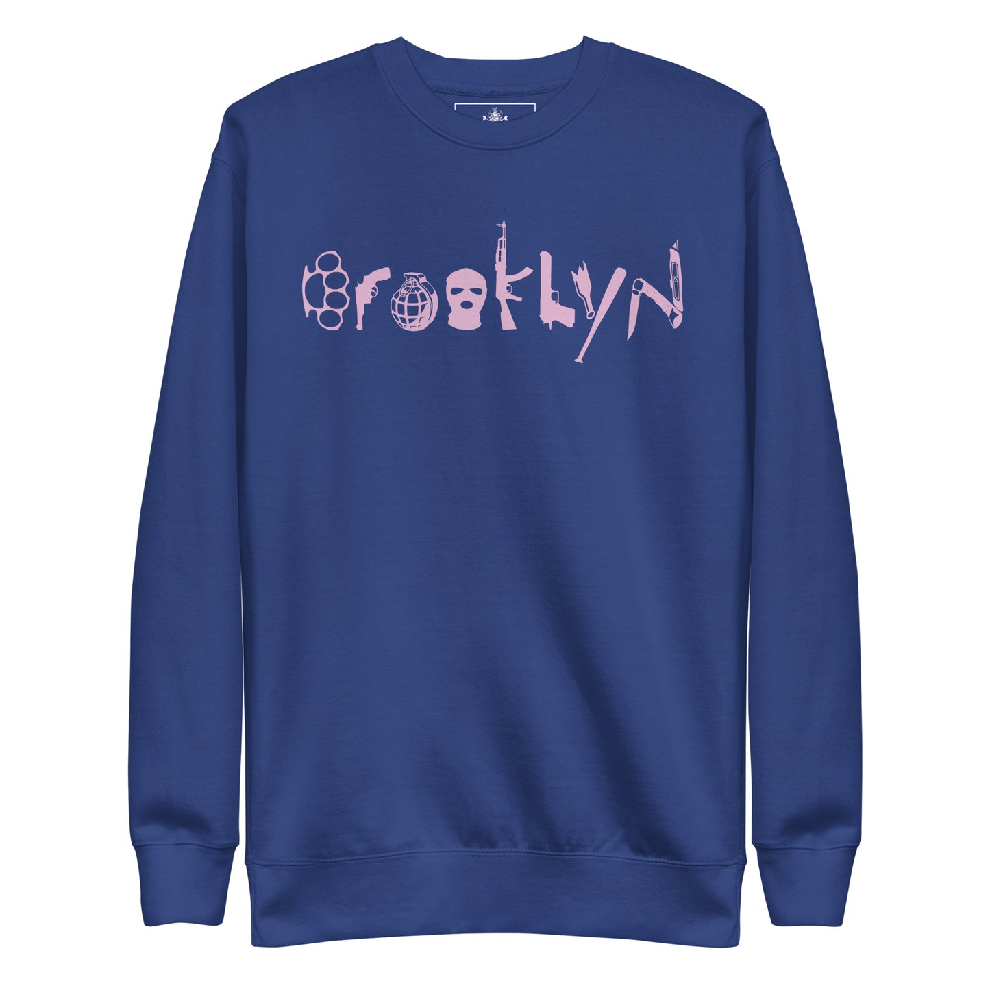 BROOKLYN ANARCHY UNISEX SWEATSHIRT (FONDANT PINK)