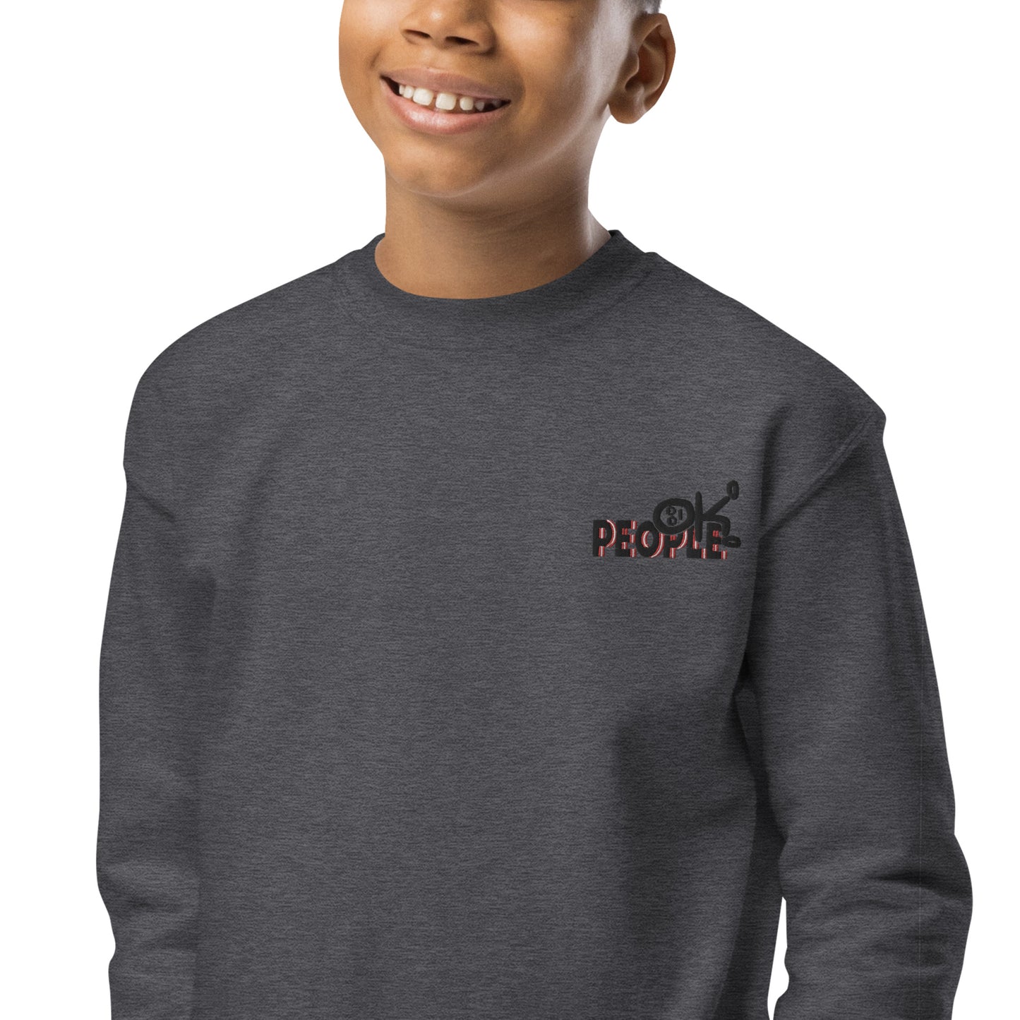"OK" PEOPLE KIDS CREWNECK SWEATSHIRT