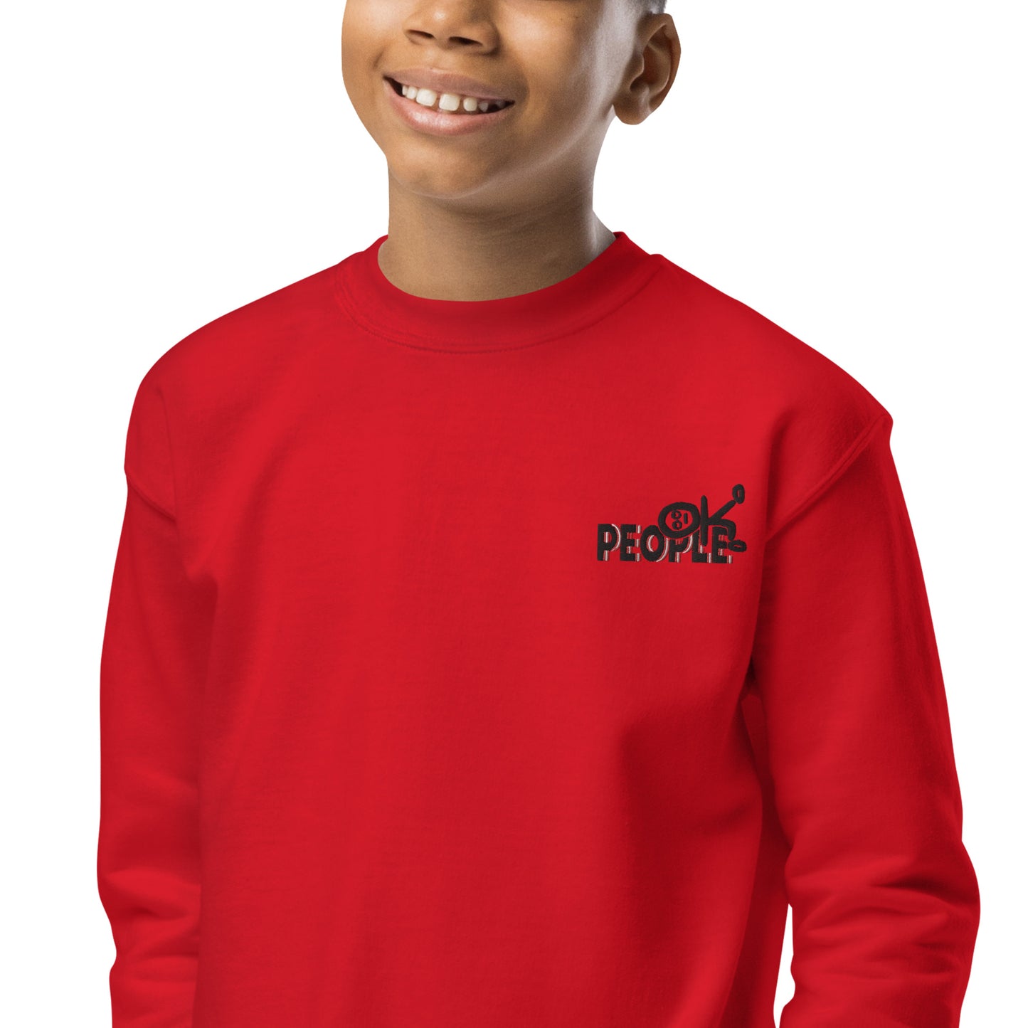 "OK" PEOPLE KIDS CREWNECK SWEATSHIRT