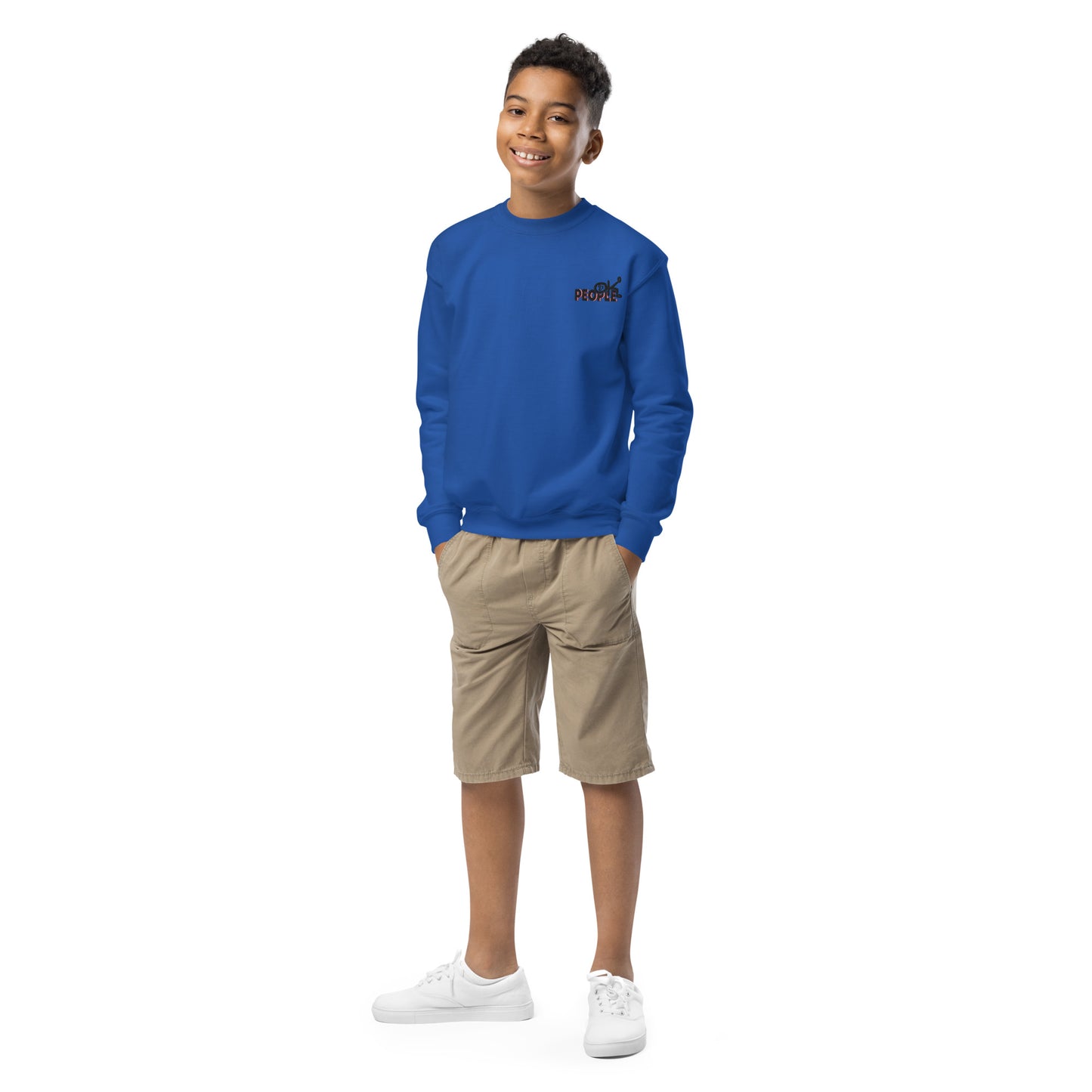 "OK" PEOPLE KIDS CREWNECK SWEATSHIRT