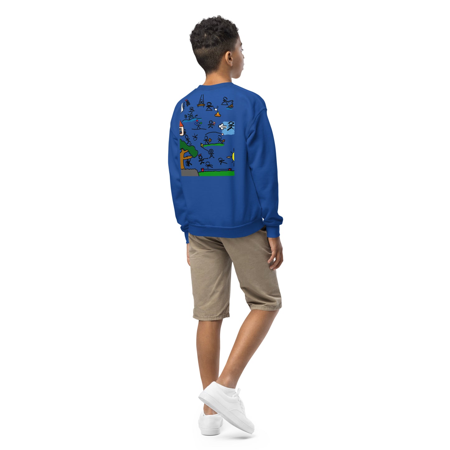 "OK" PEOPLE KIDS CREWNECK SWEATSHIRT