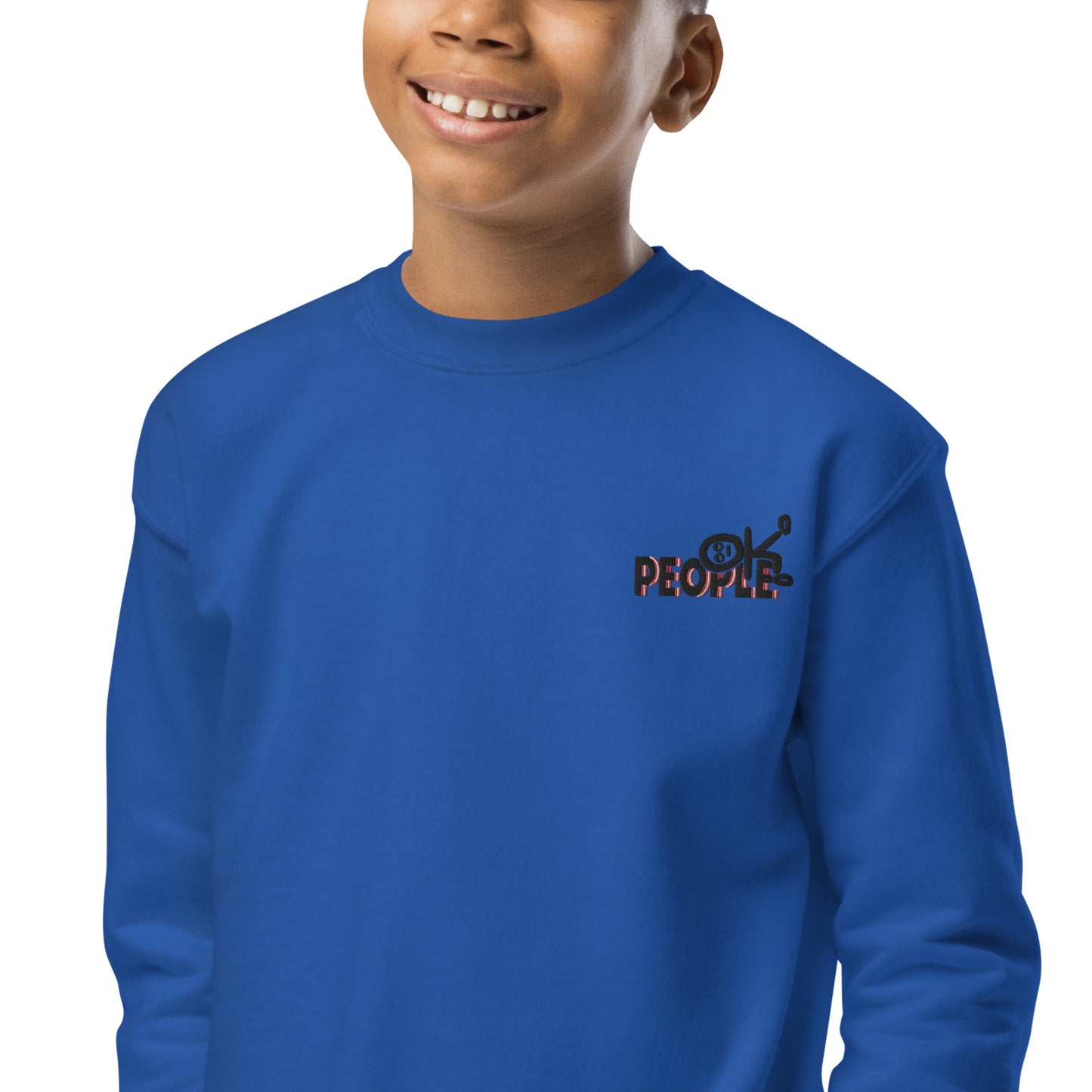 "OK" PEOPLE KIDS CREWNECK SWEATSHIRT