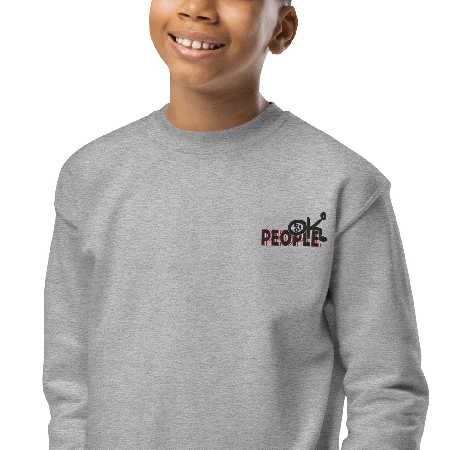 "OK" PEOPLE KIDS CREWNECK SWEATSHIRT
