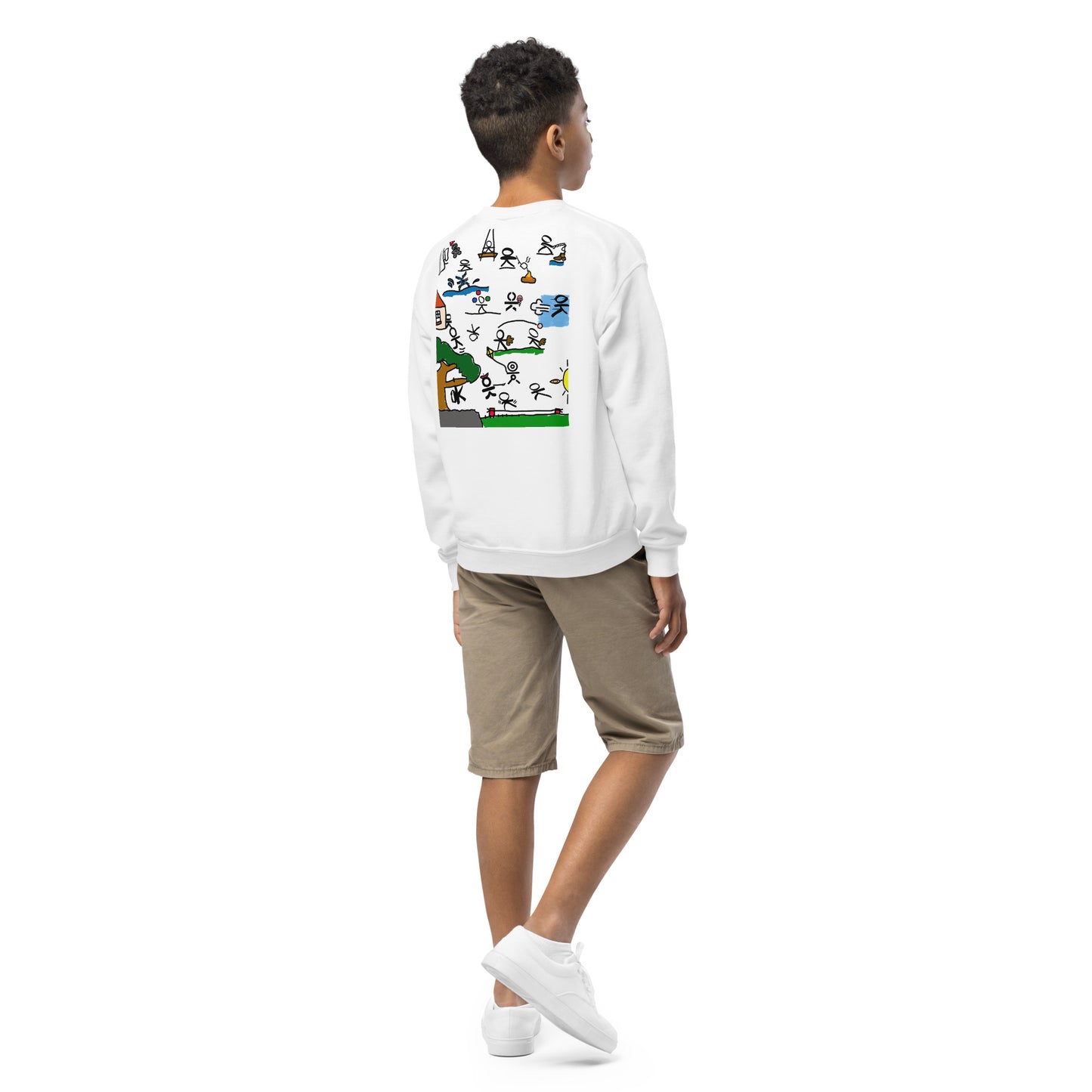 "OK" PEOPLE KIDS CREWNECK SWEATSHIRT