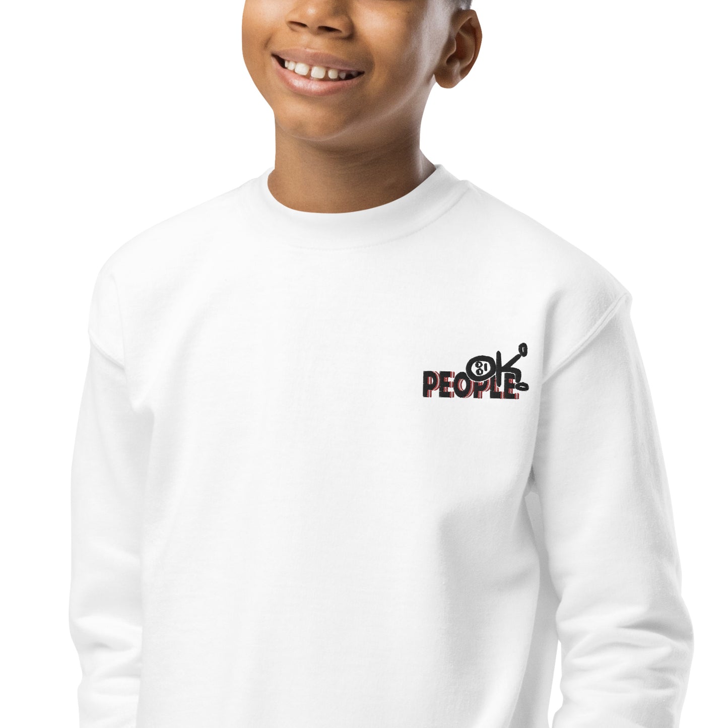 "OK" PEOPLE KIDS CREWNECK SWEATSHIRT