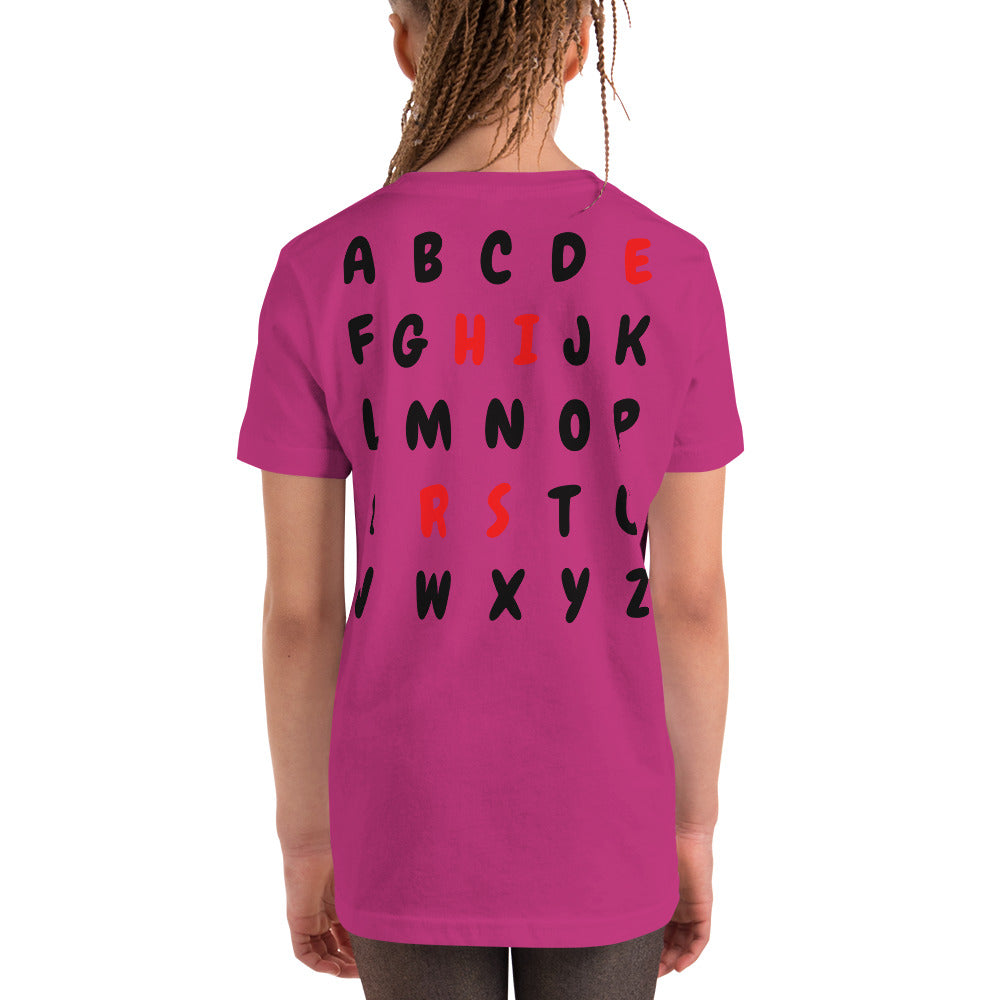 ABC's YOUTH TEE (BLACK)