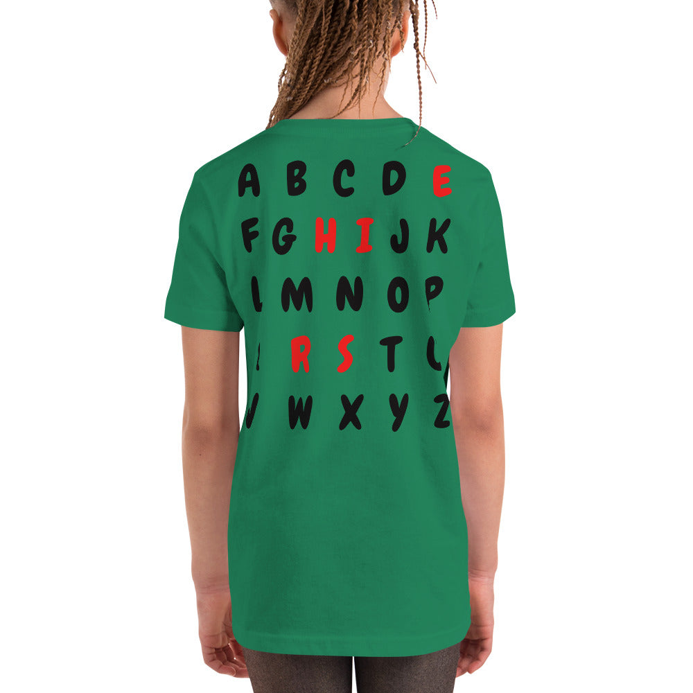 ABC's YOUTH TEE (BLACK)